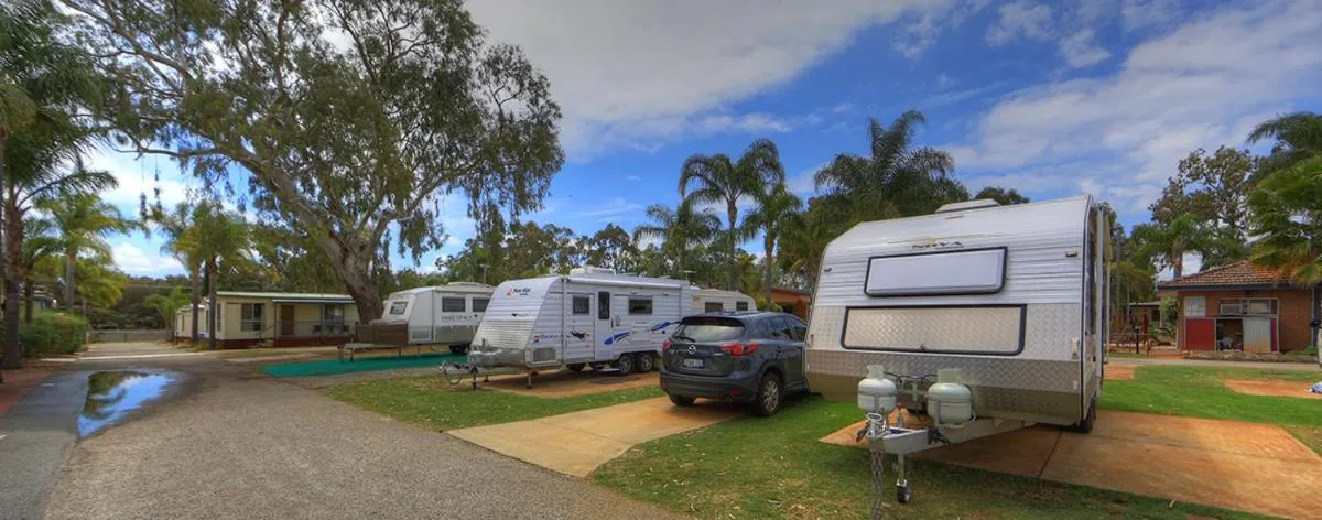 People in Central Caravan Park