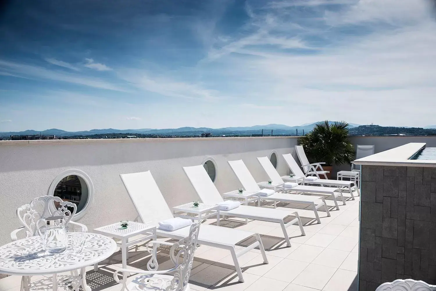 Balcony/Terrace in Erbavoglio Hotel