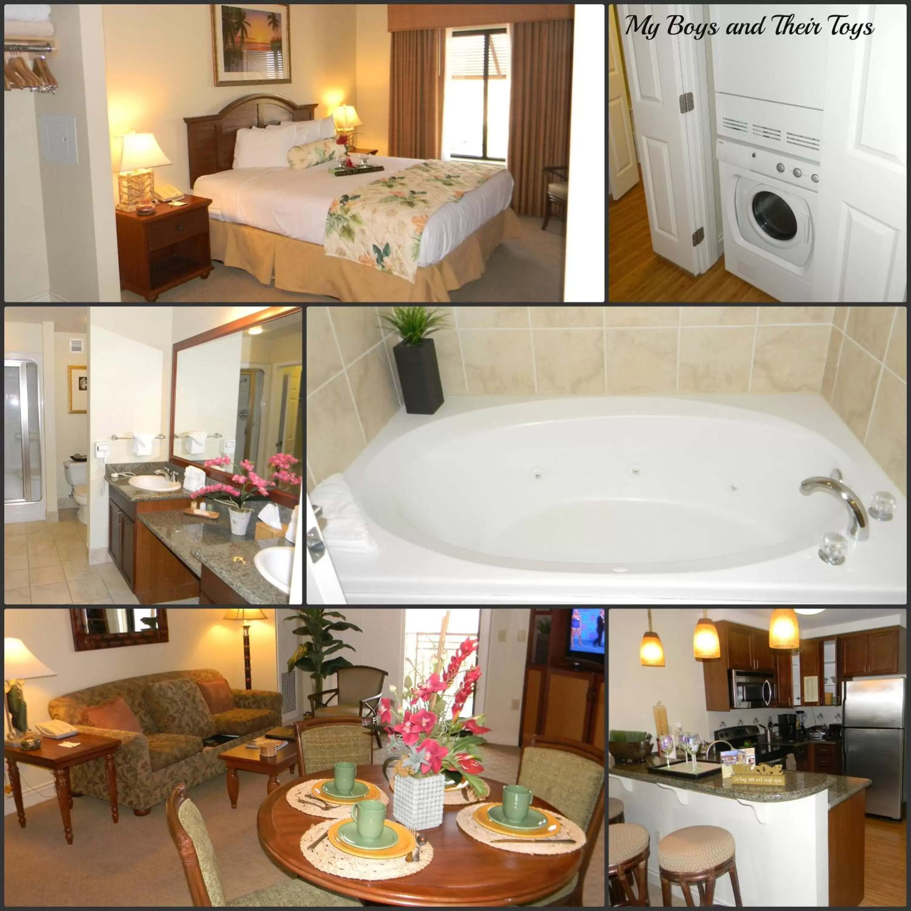 Photo of the whole room, Bathroom in Suites at Tahiti Village Resort and Spa-No Resort Fee