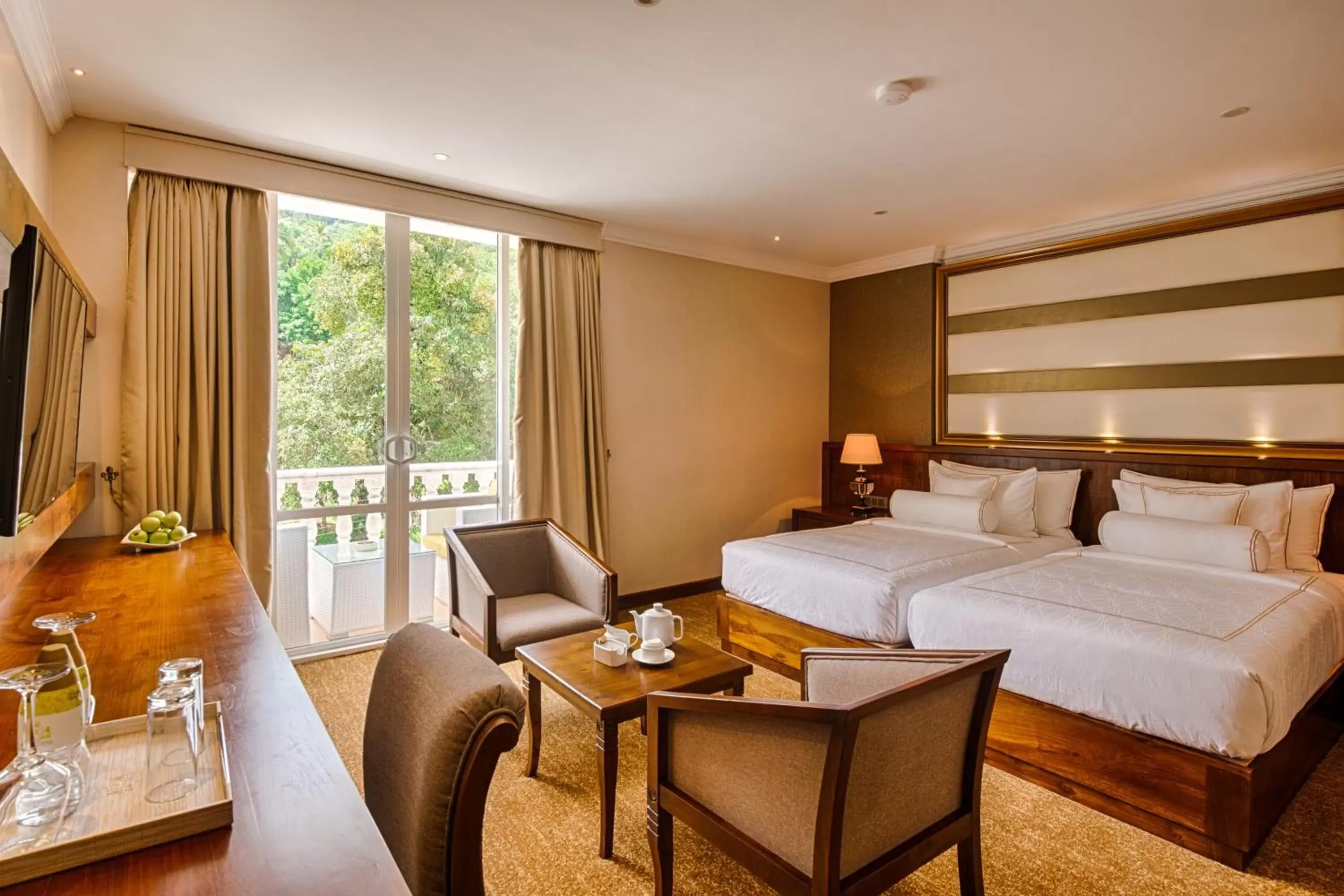 Bedroom in The Golden Crown Hotel