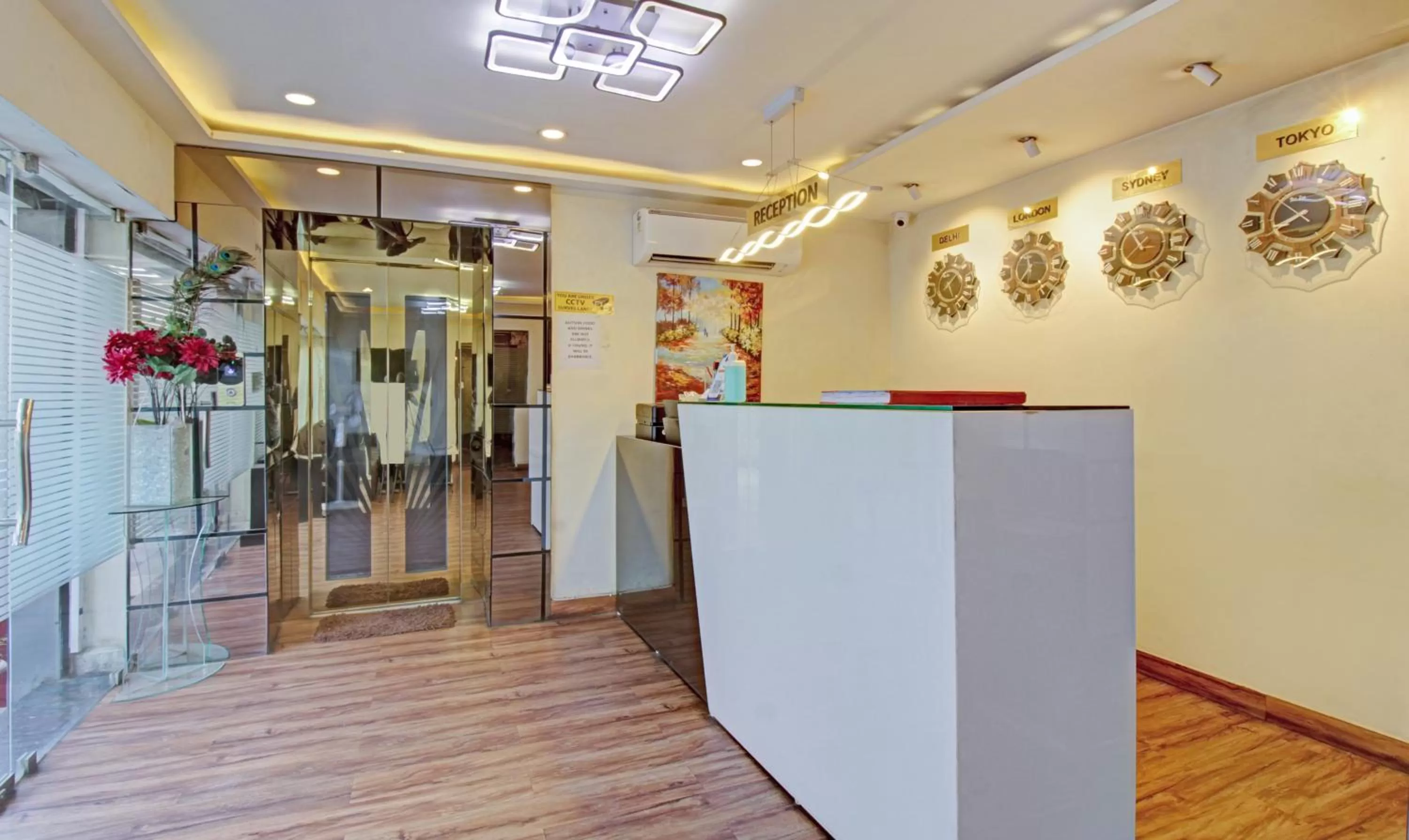 Lobby or reception in Treebo The Boss