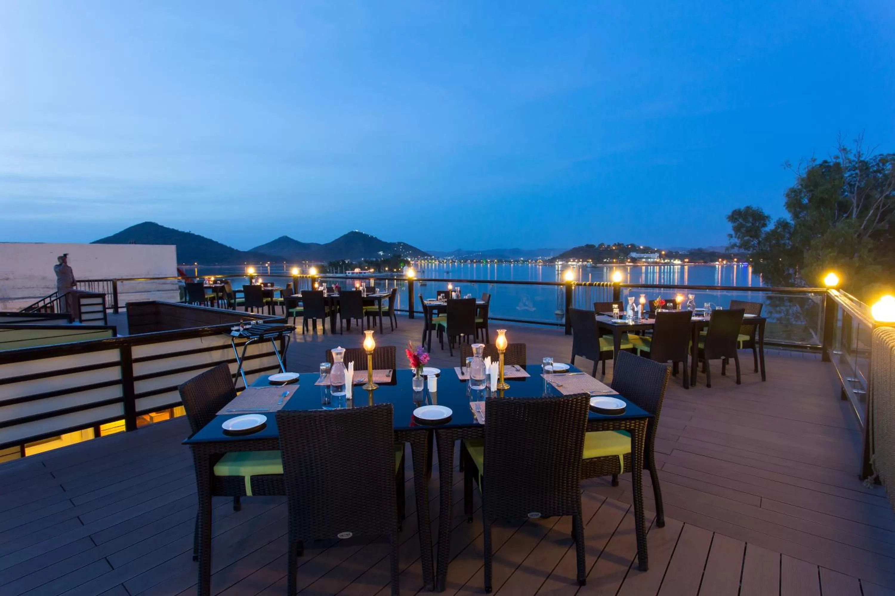 Restaurant/places to eat in Panna Vilas - A Lake Facing Boutique Hotel