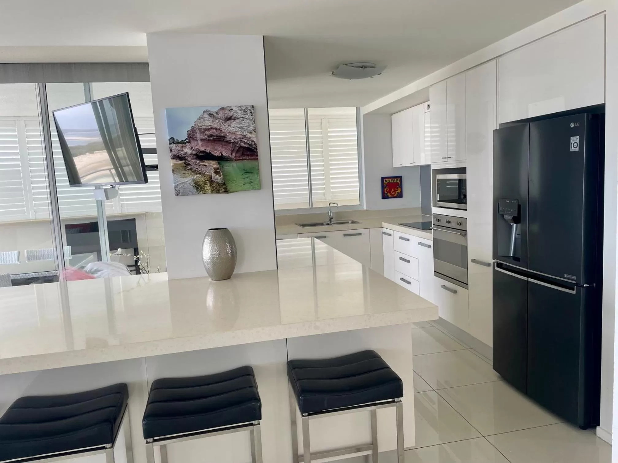 kitchen in Aspect Caloundra