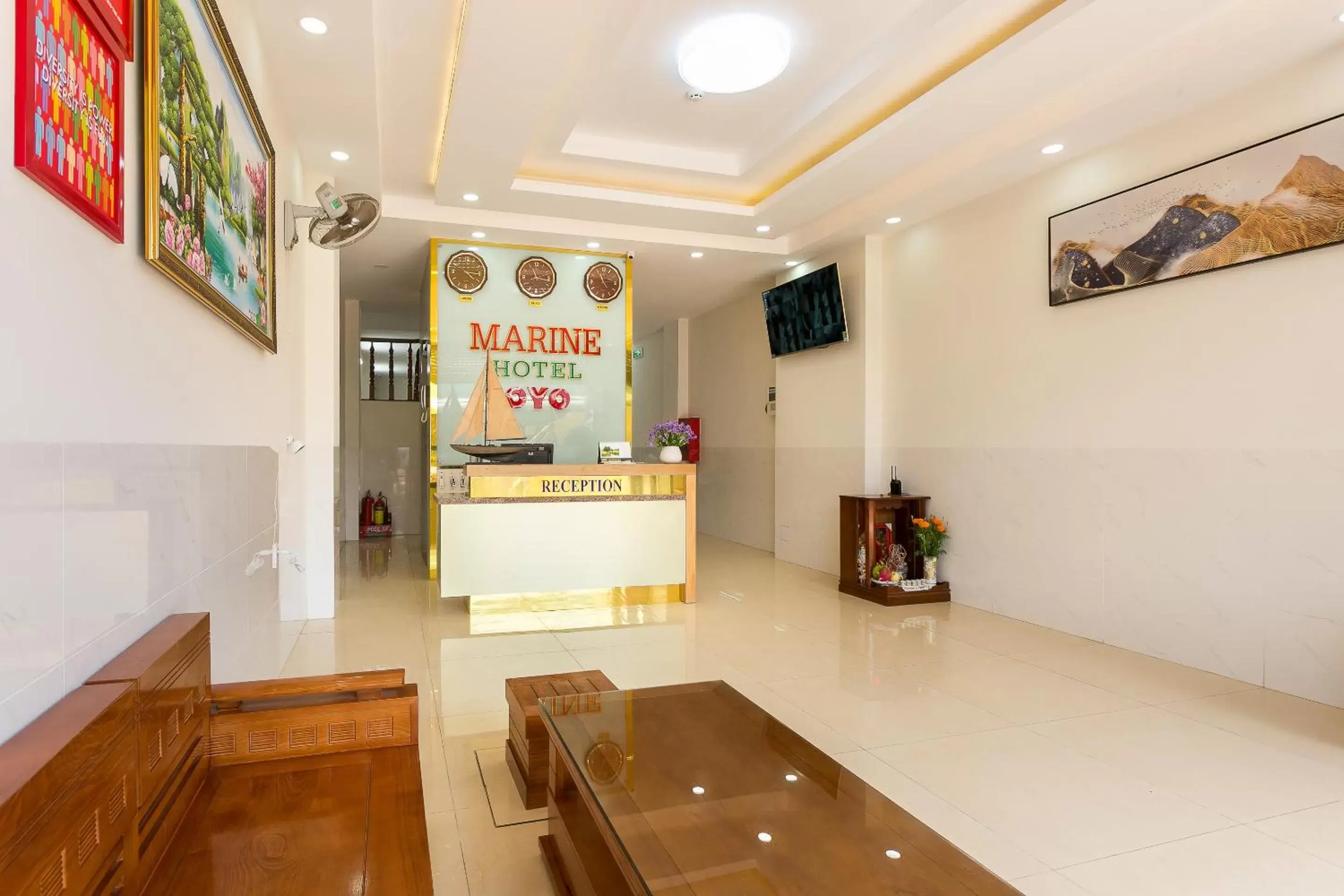 Lobby or reception in Marine Hotel & Apartment Lobby or reception in Marine Hotel & Apartment