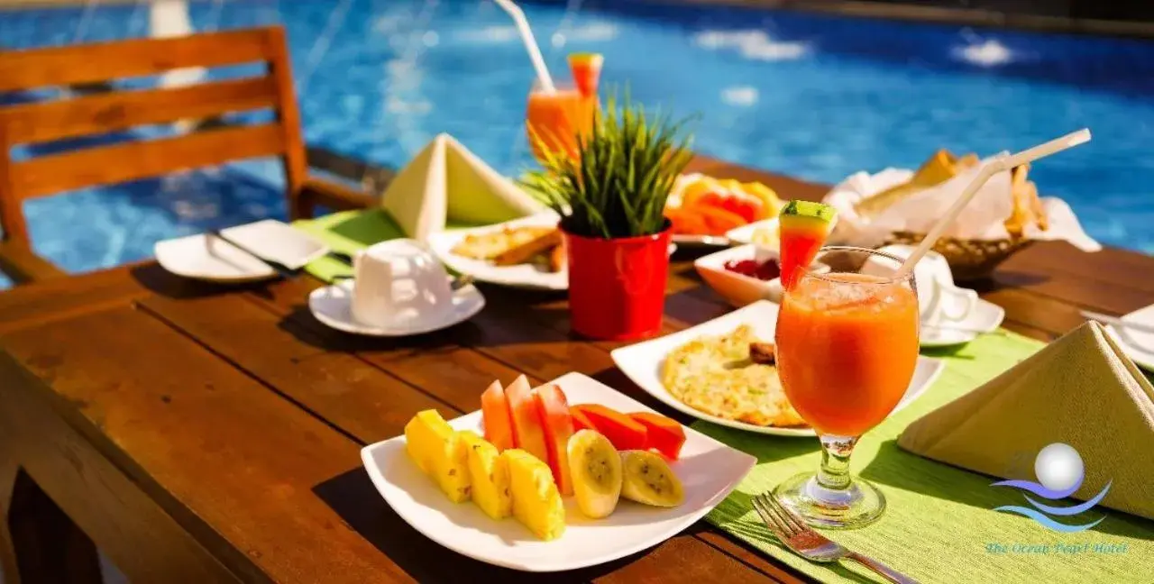 Breakfast in The Ocean Pearl Hotel Negombo