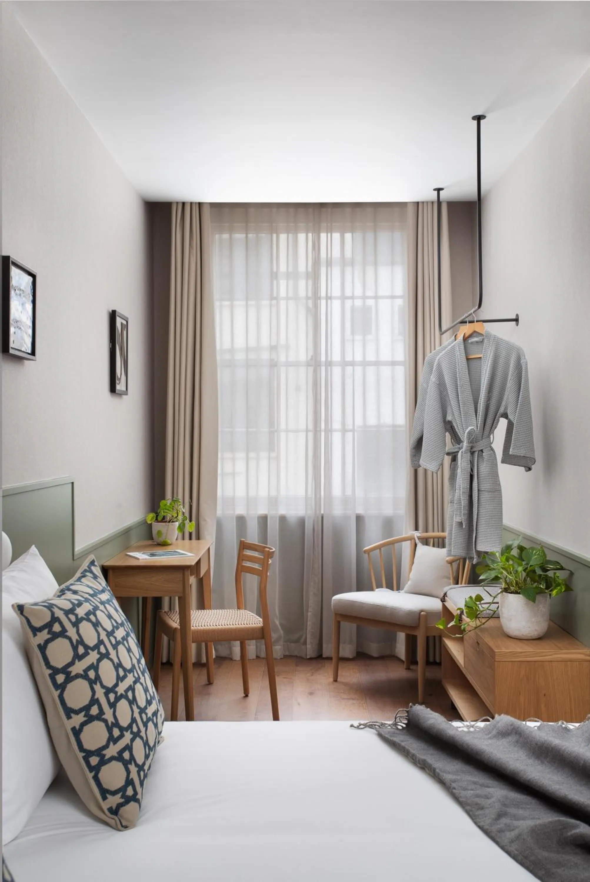 Bedroom, Bed in Inhabit Queen's Gardens, a Member of Design Hotels