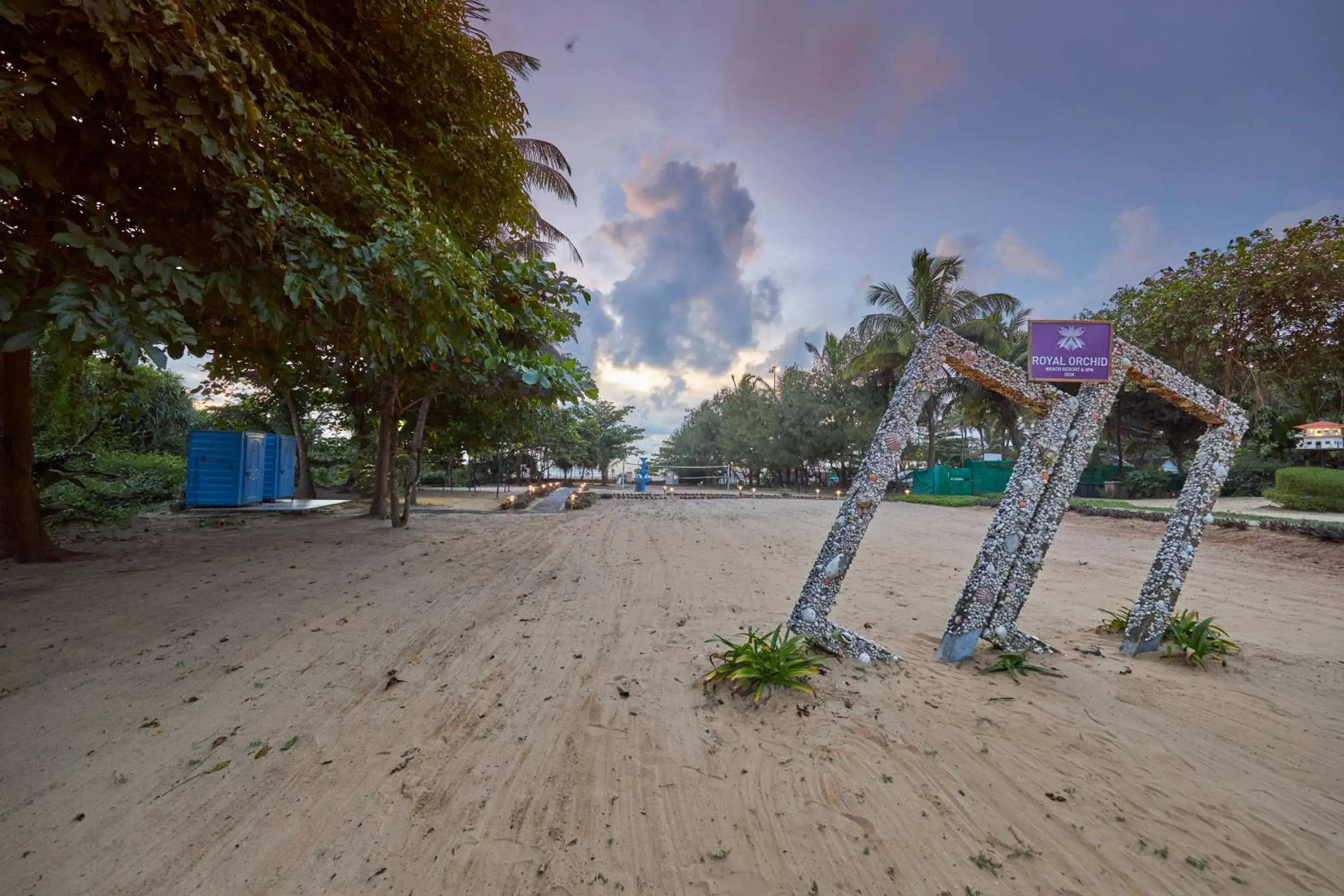 Beach in Royal Orchid Beach Resort & Spa, Utorda Beach Goa