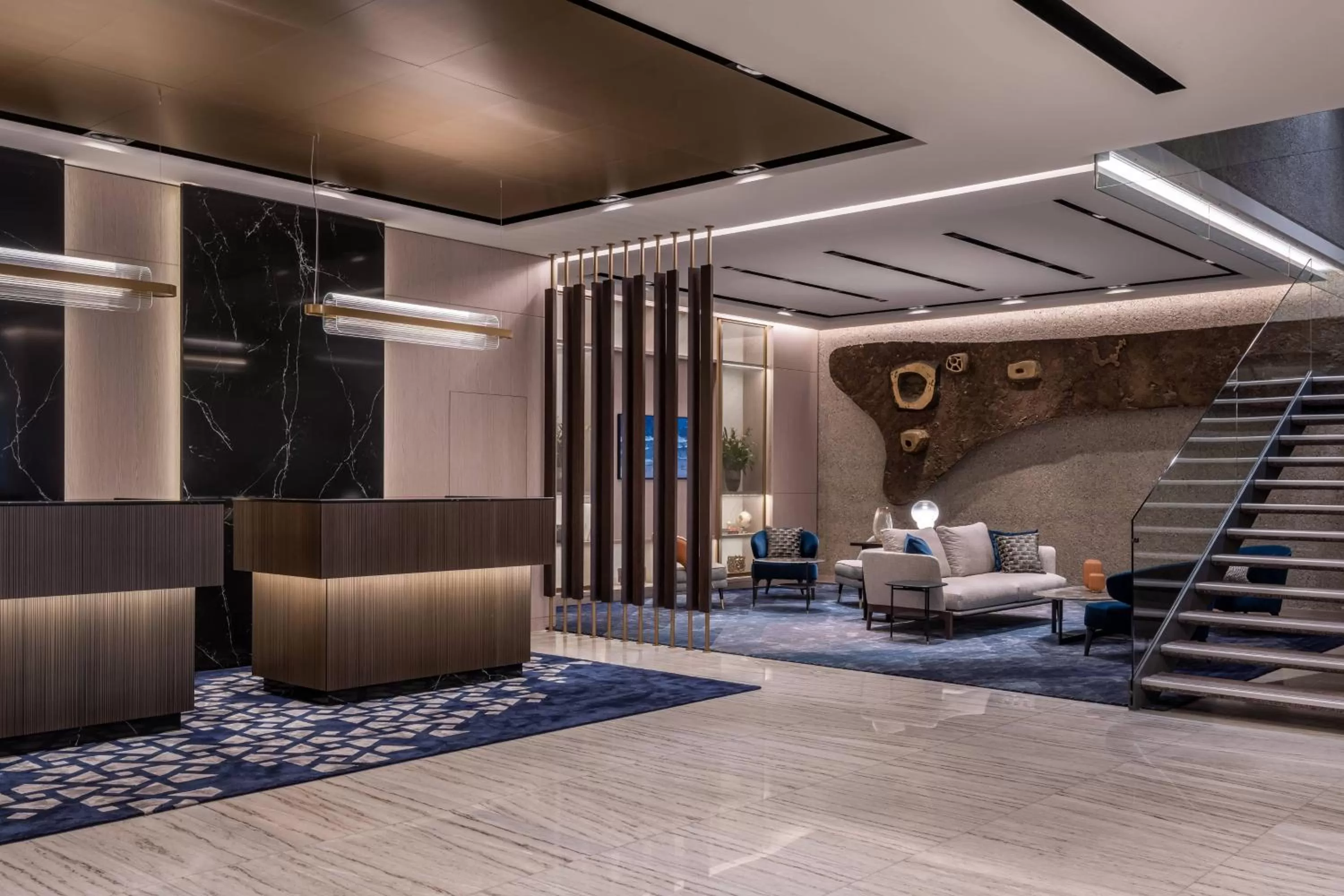 Lobby or reception in Zurich Marriott Hotel