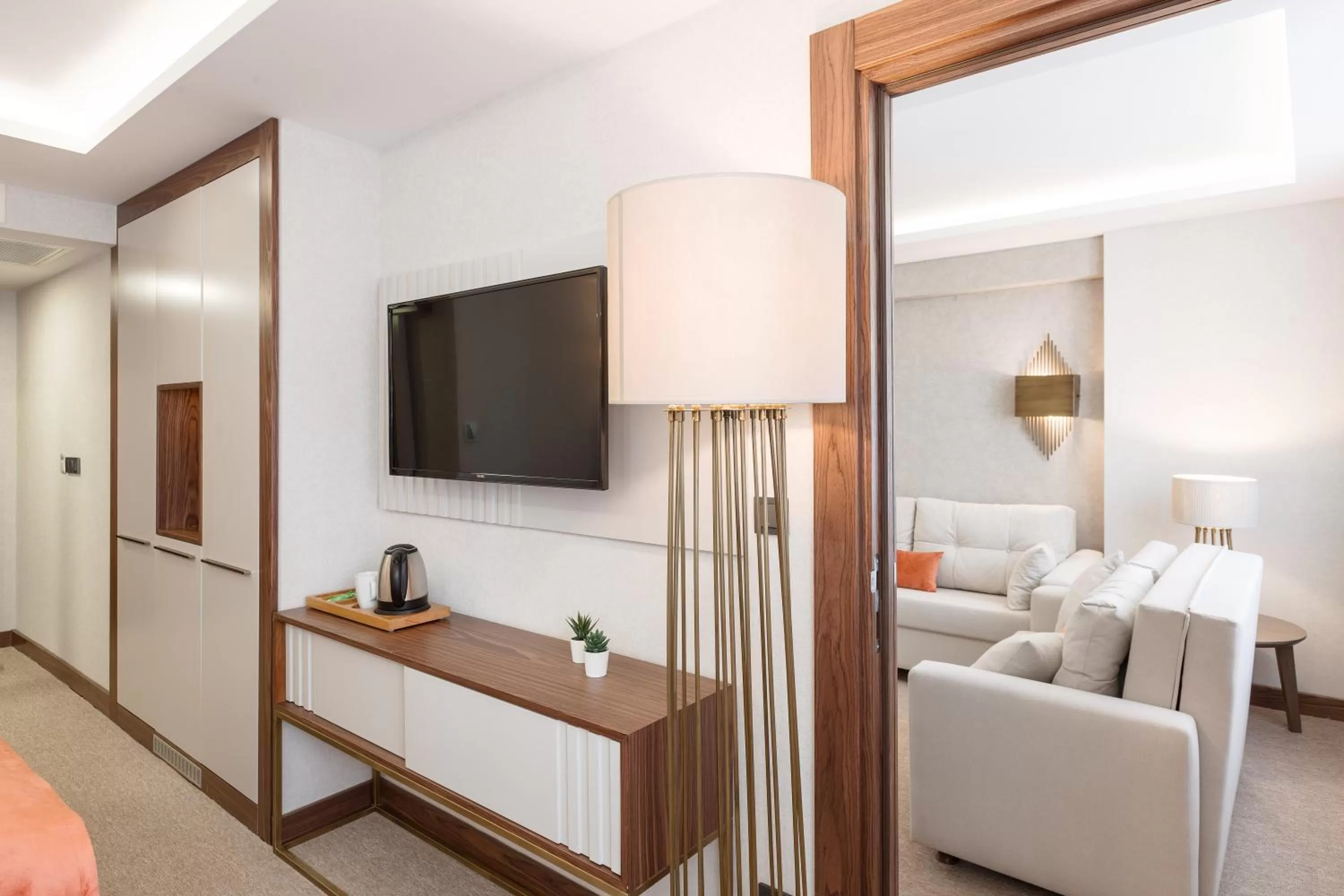 Seating area, Bed in Sherry Suites Karaköy