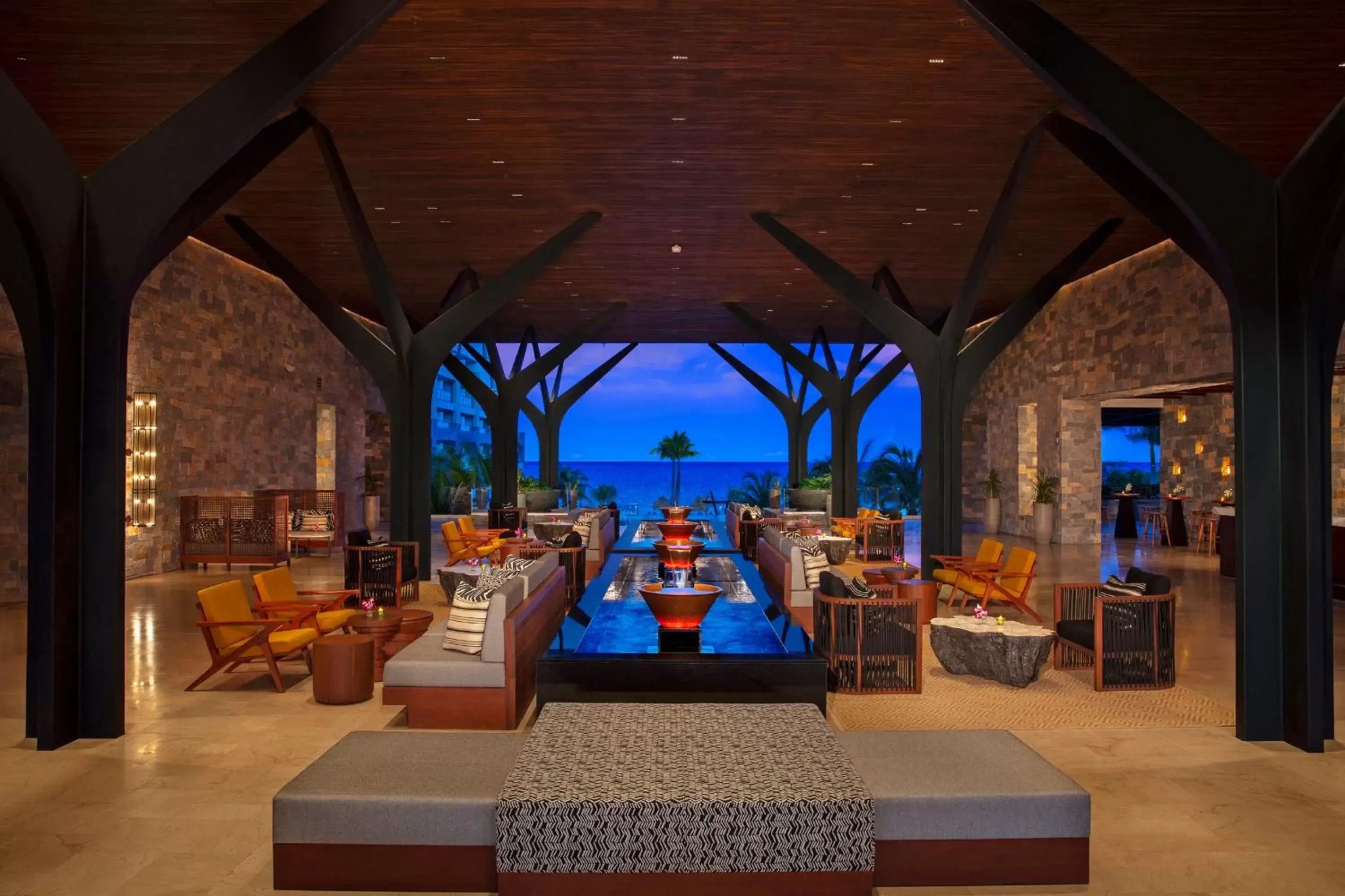 Lobby or reception, Restaurant/Places to Eat in Dreams Natura Resort & Spa - All Inclusive