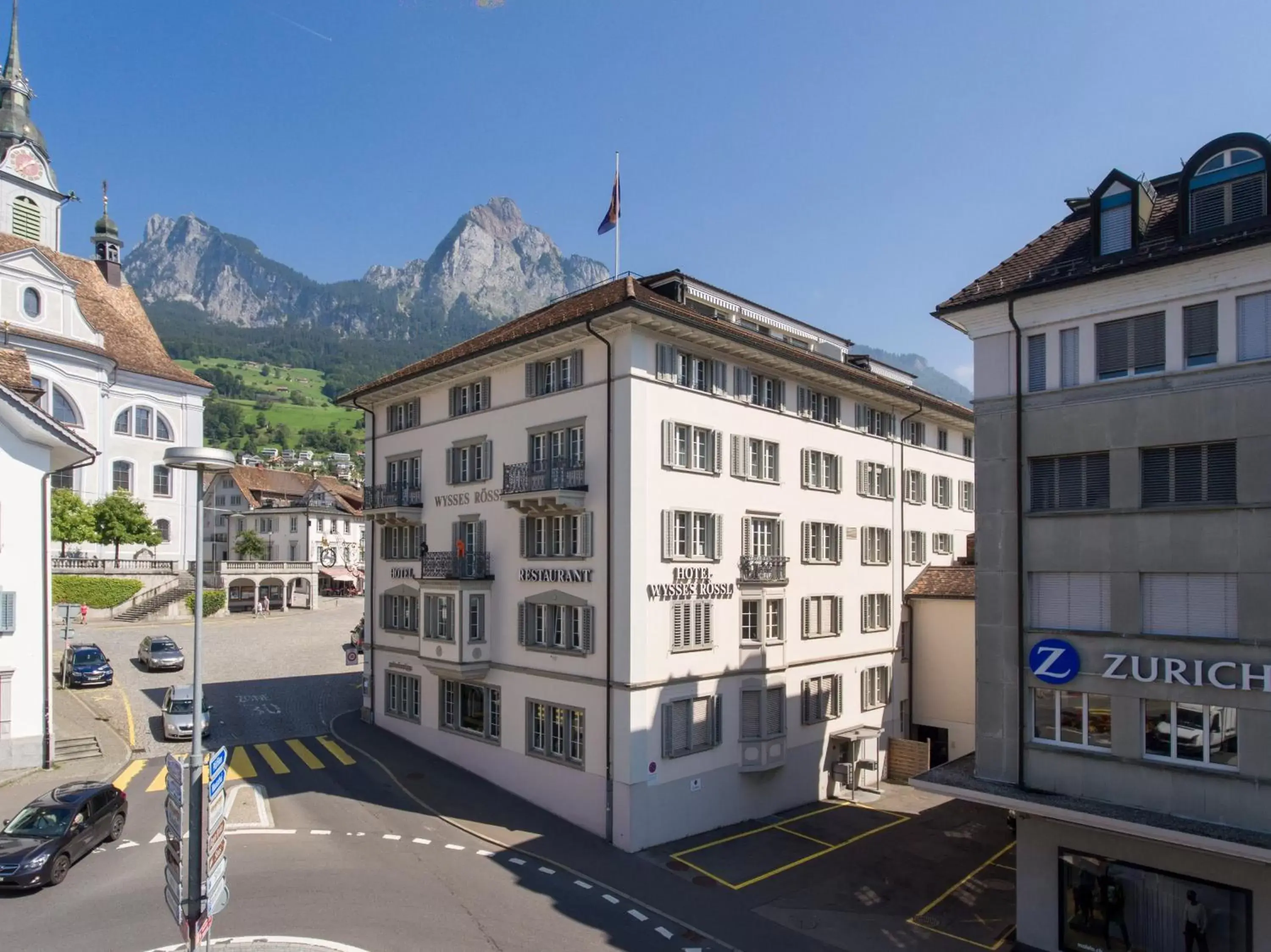 Property Building in Wysses Rössli Swiss Quality Hotel