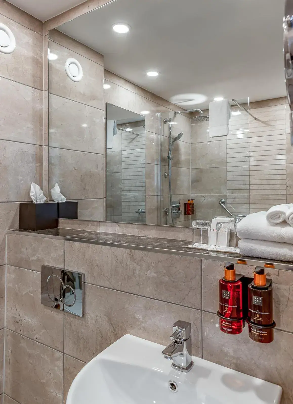 Shower, Bathroom in Dublin Skylon Hotel