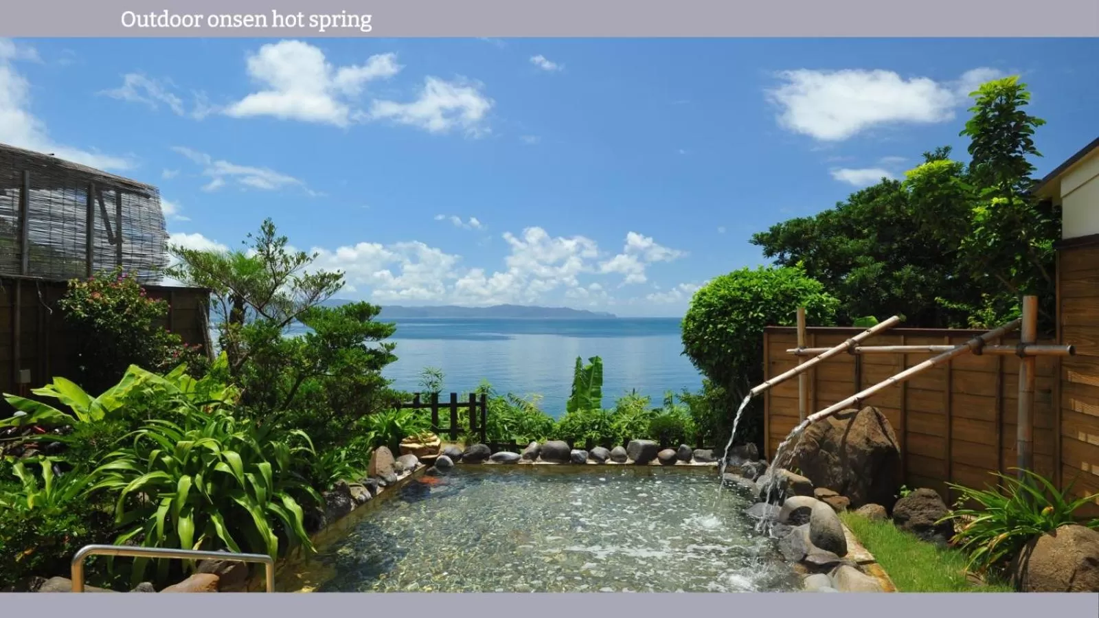 Open Air Bath in Ibusuki Royal Hotel