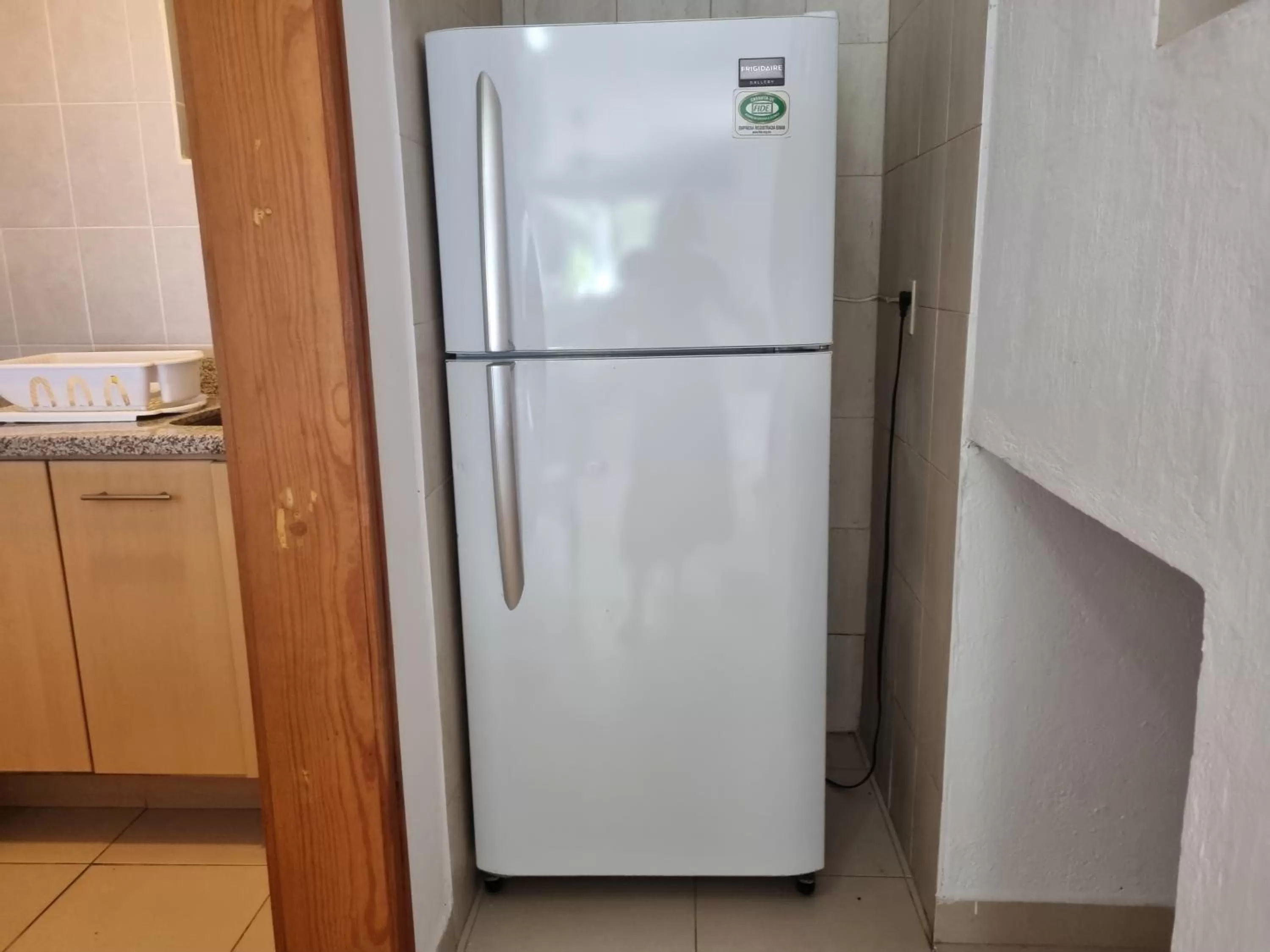 Kitchen or kitchenette in Hotel La Ribereña