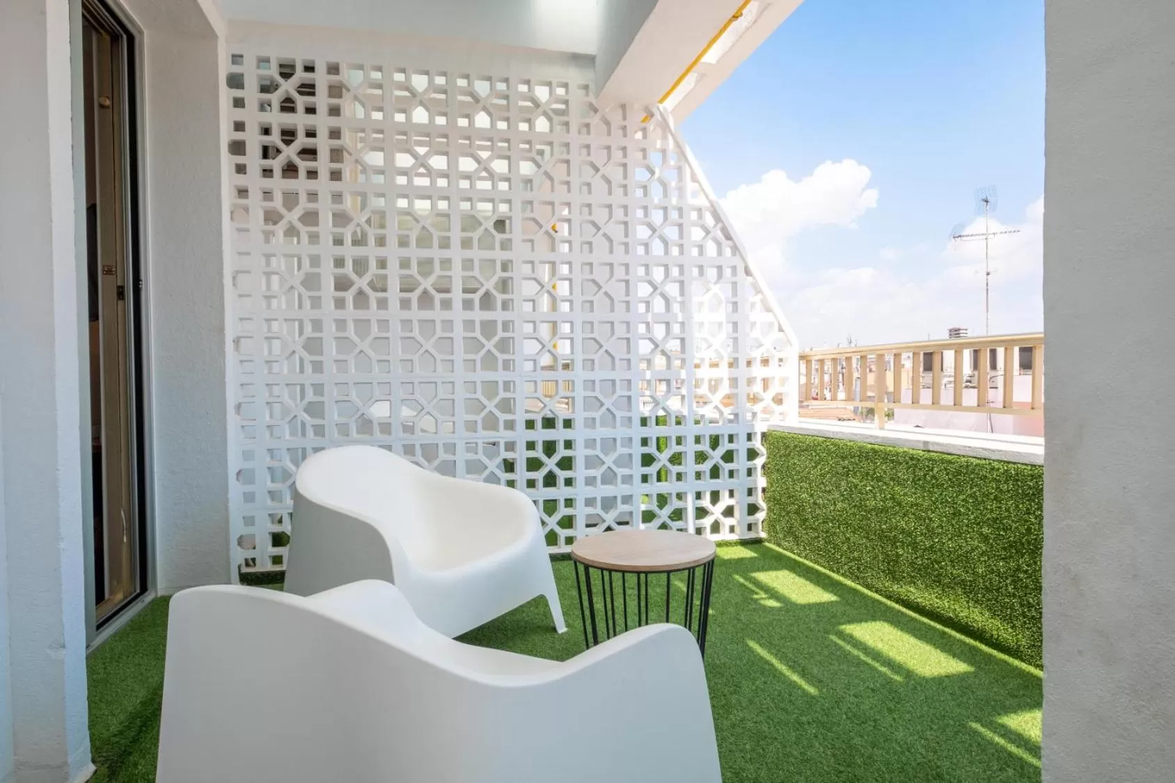 Balcony/Terrace in Hotel Cetina Murcia