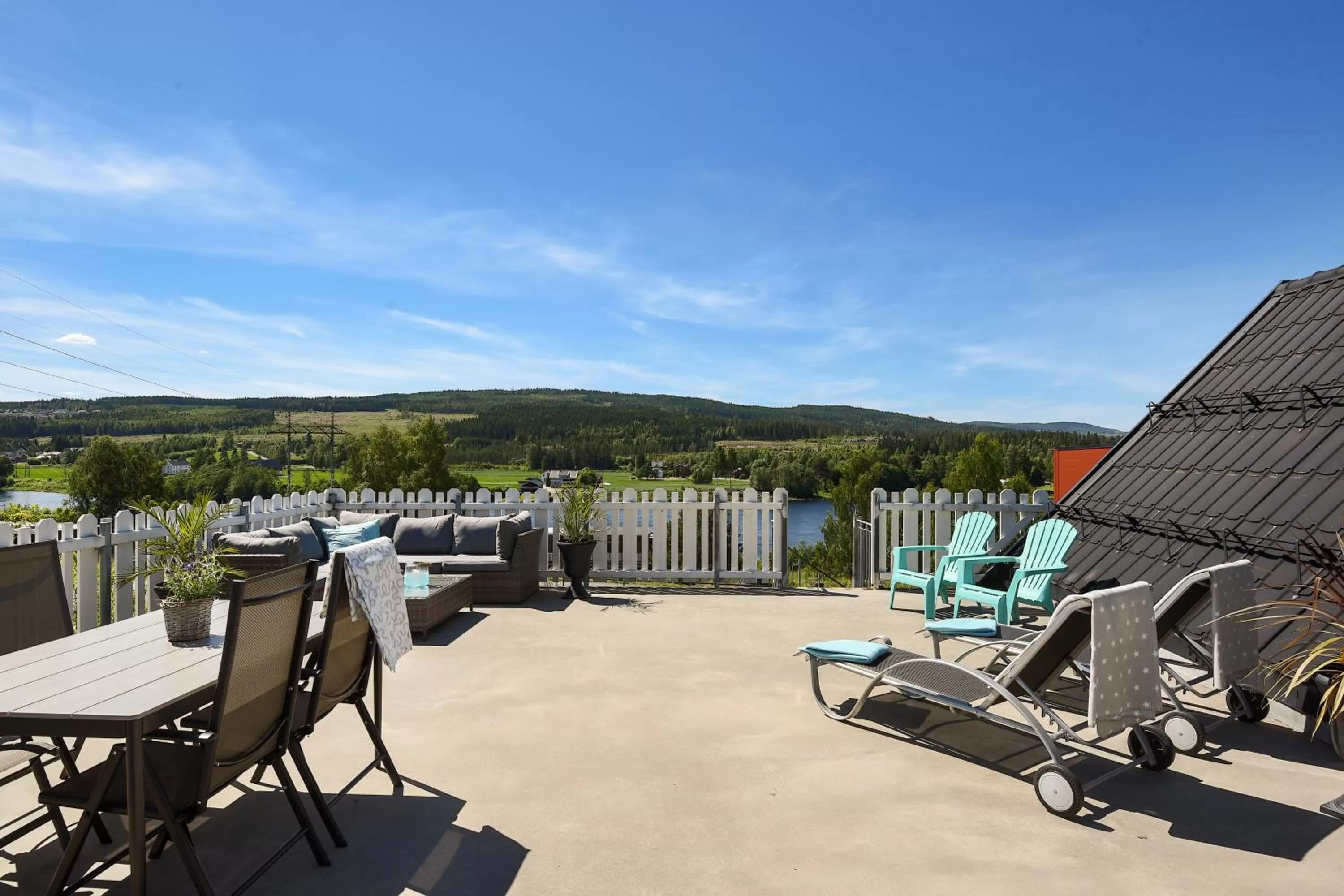 Patio in Kongsvinger Budget Hotel