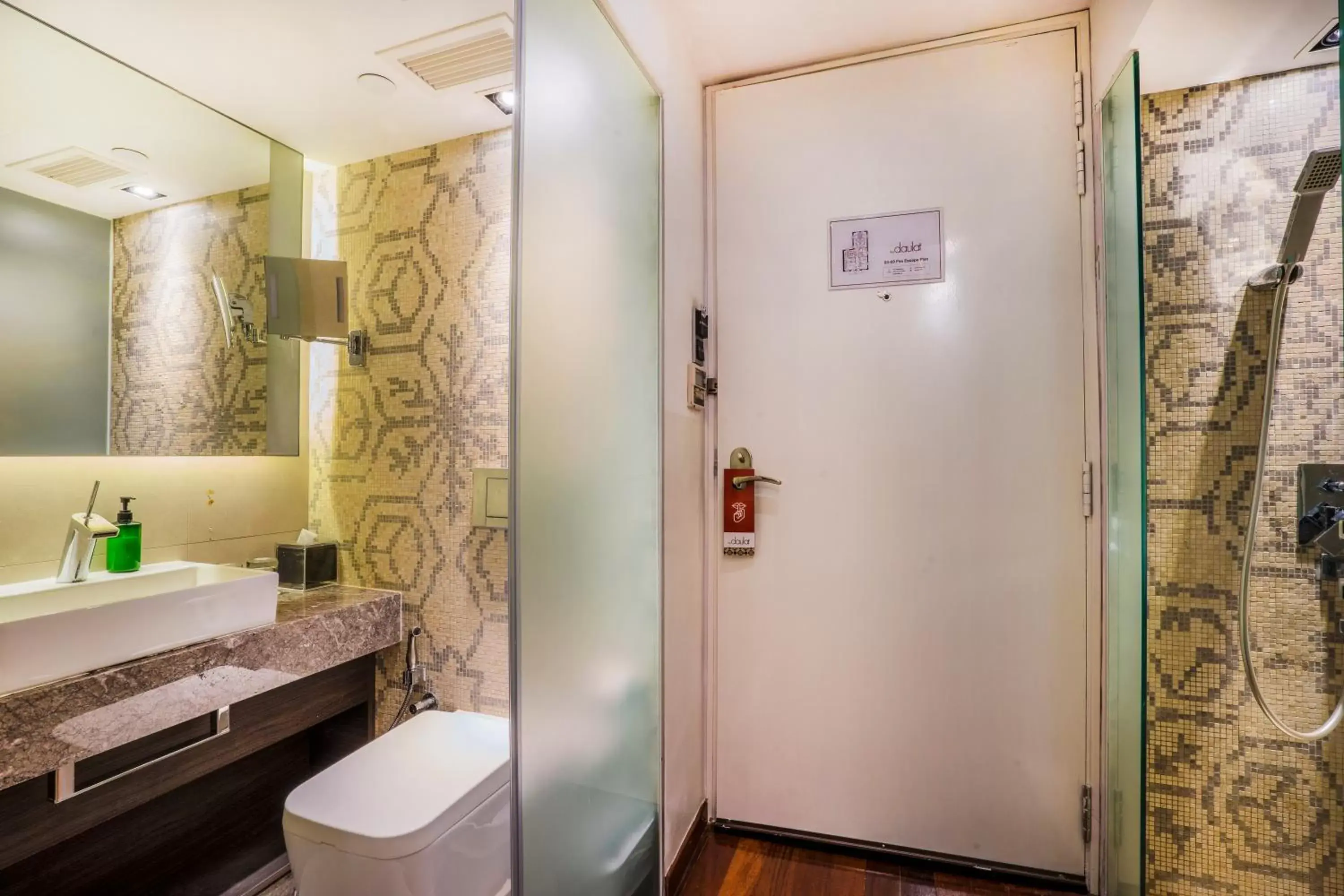 Guests, Bathroom in The Daulat by Hotel Calmo
