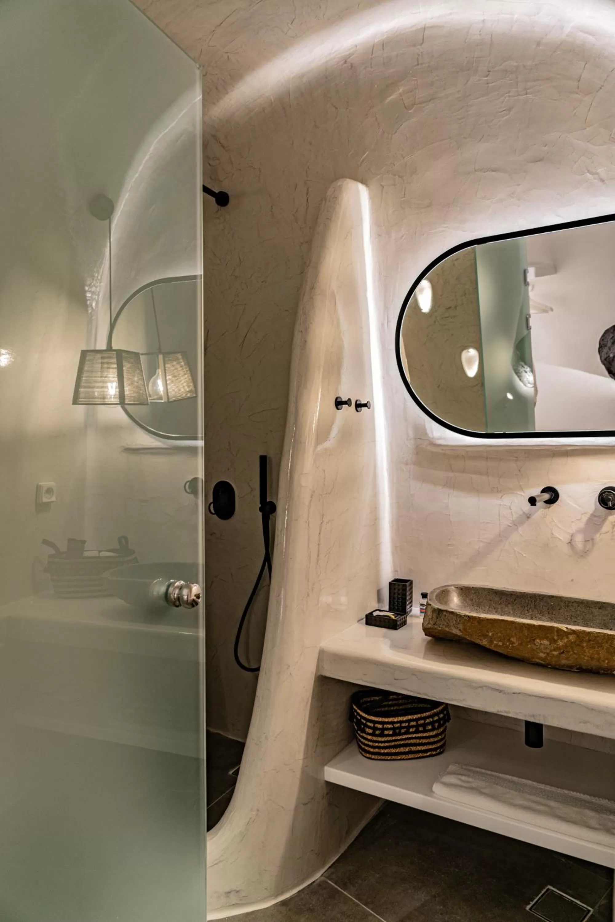 Bathroom in Eternity Suites Santorini