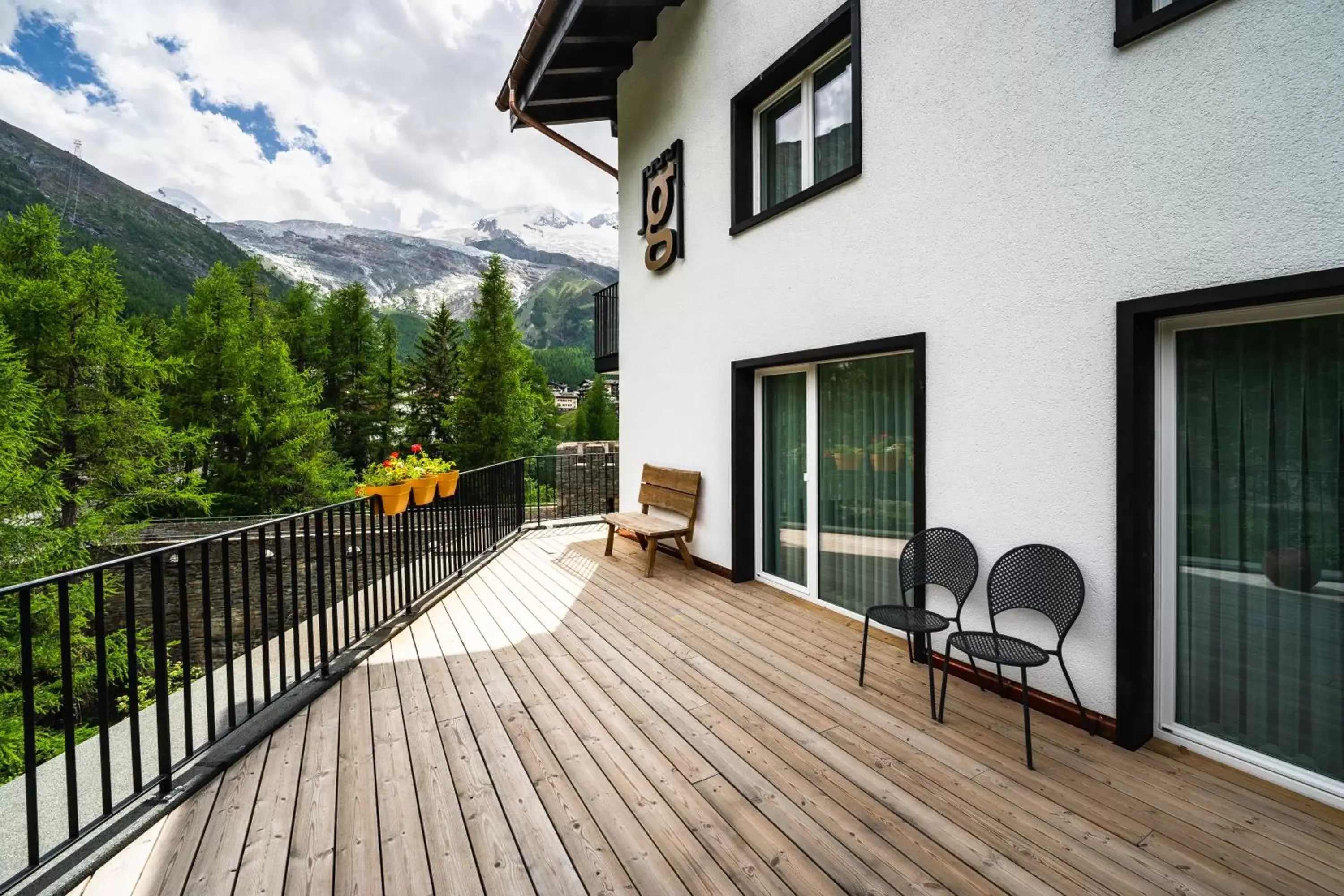 Balcony/Terrace in Boutique Hotel La Gorge