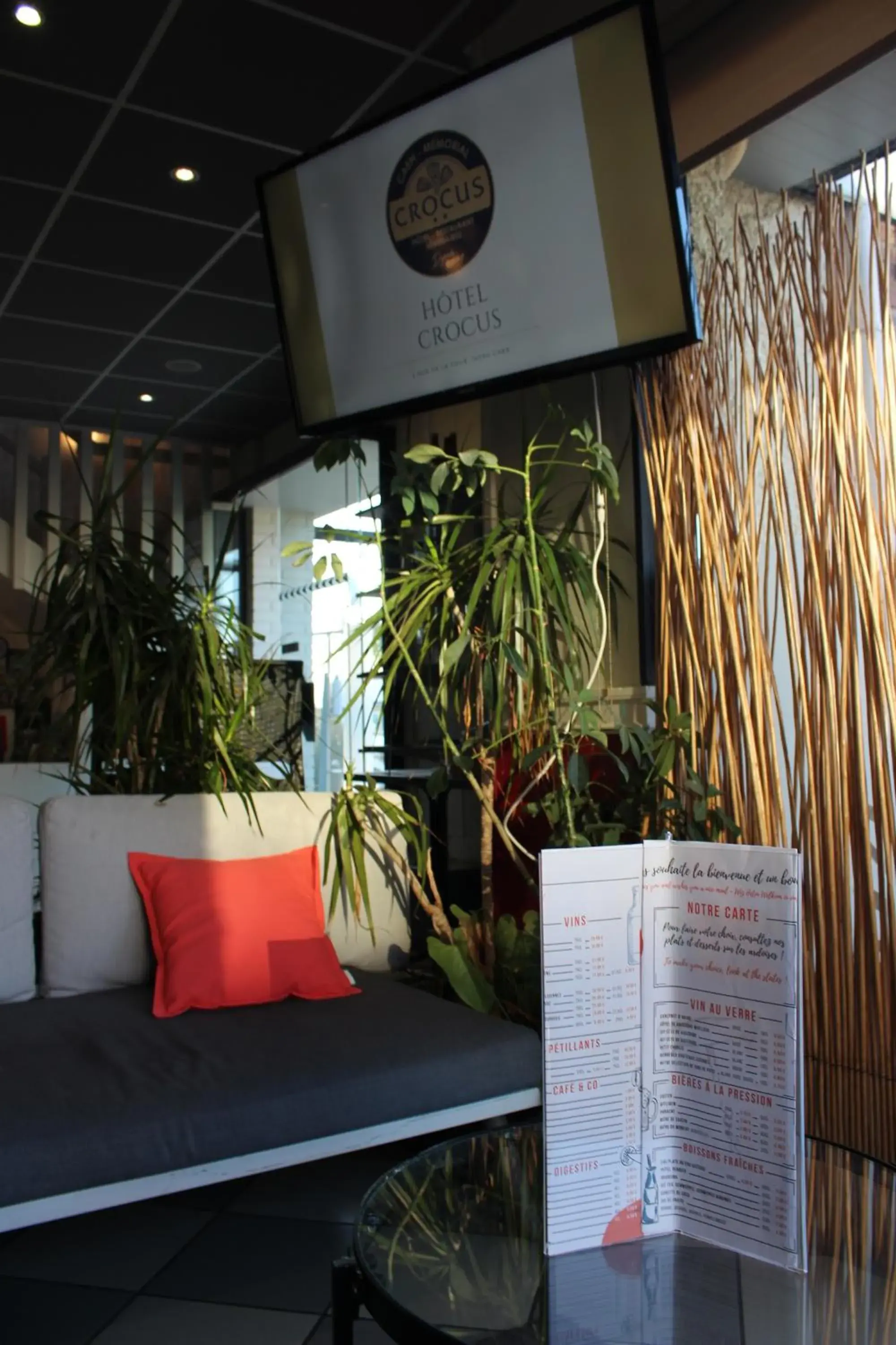 Living room in Hôtel Crocus Caen Mémorial