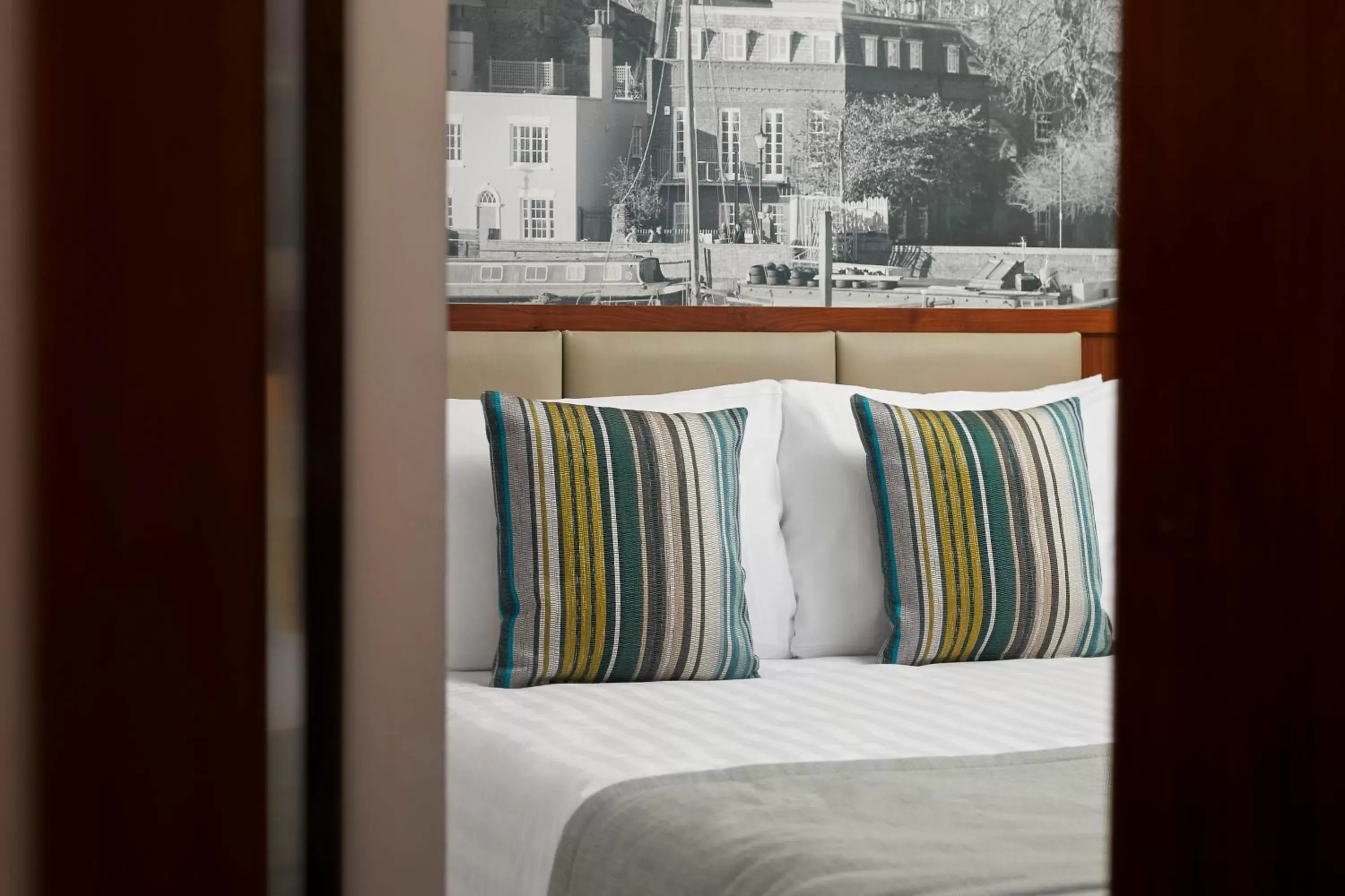 Bed in Seraphine Hammersmith Hotel