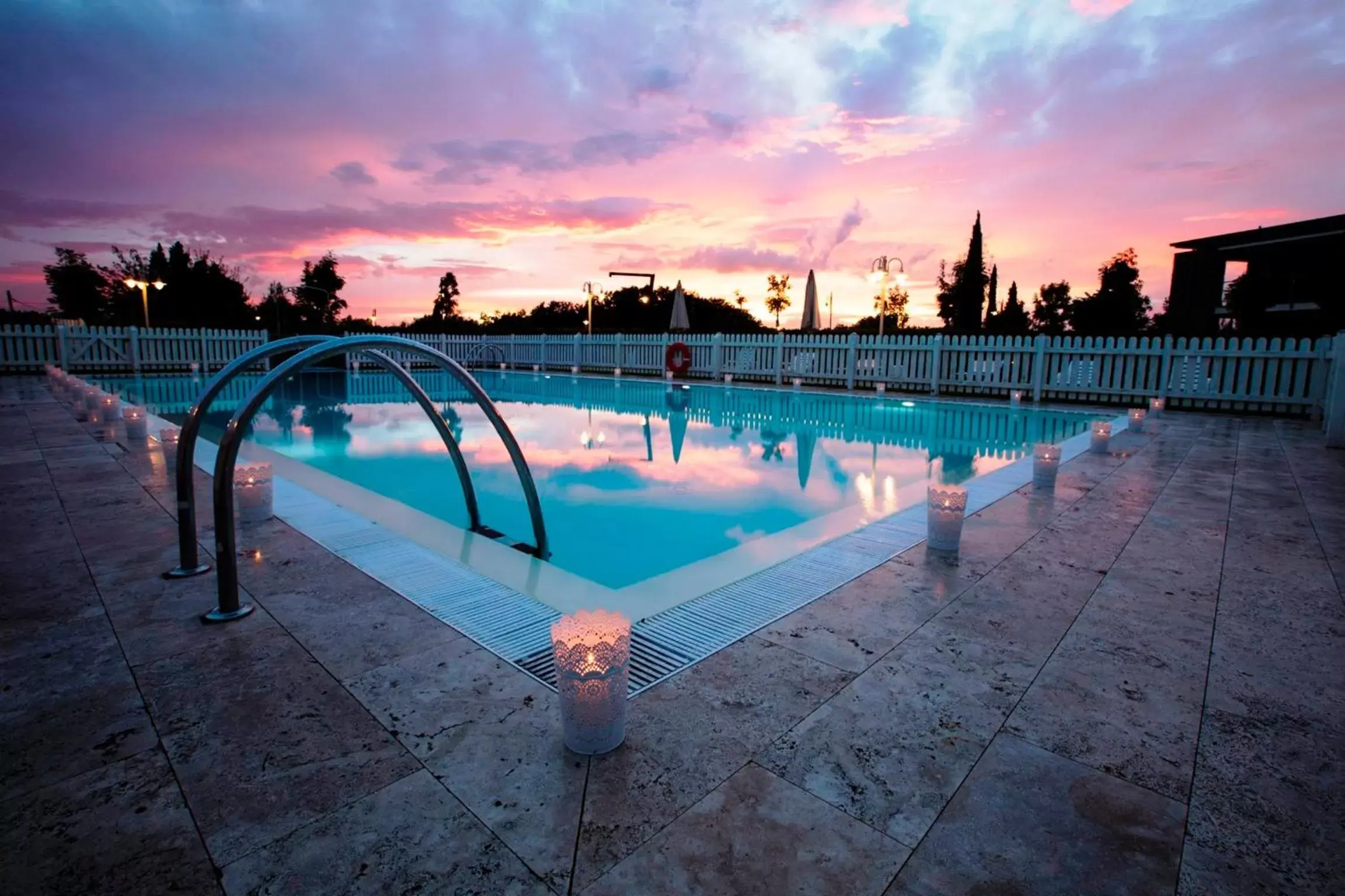 Summer, Swimming Pool in Chianti Village Morrocco