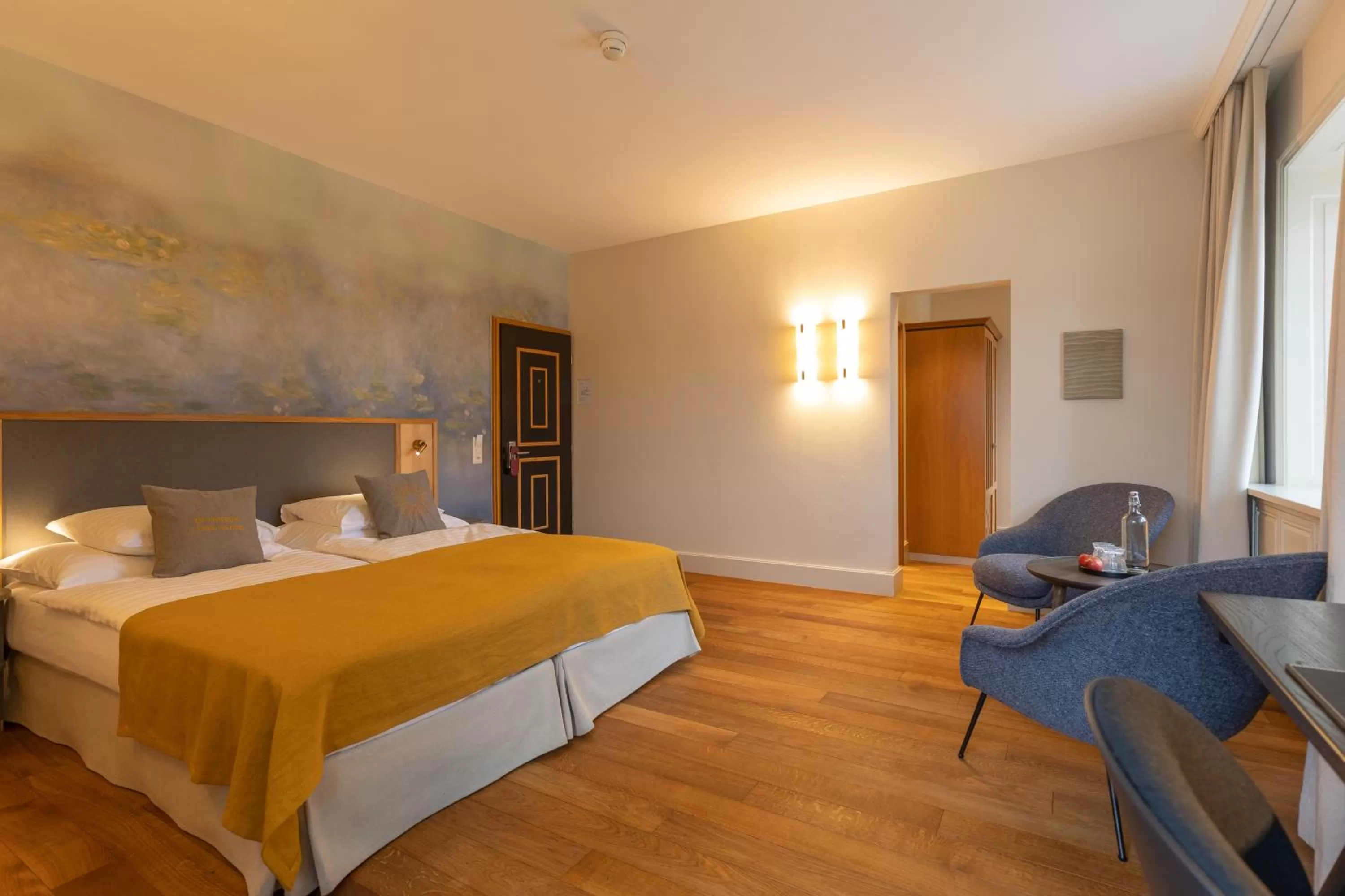 Bedroom, Bed in Boutiquehotel Sonne Küsnacht - Zürich