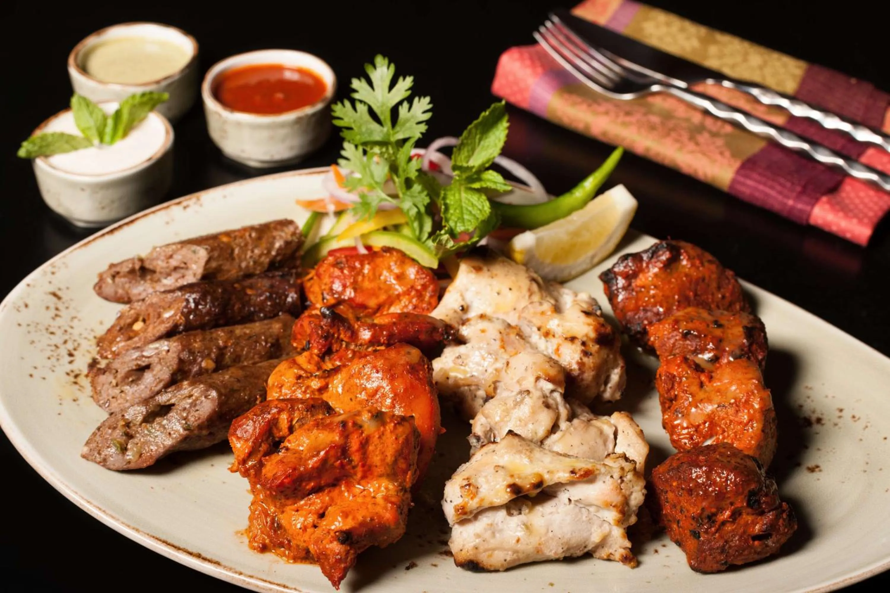 Pool view, Food in DoubleTree by Hilton Hotel and Residences Dubai – Al Barsha