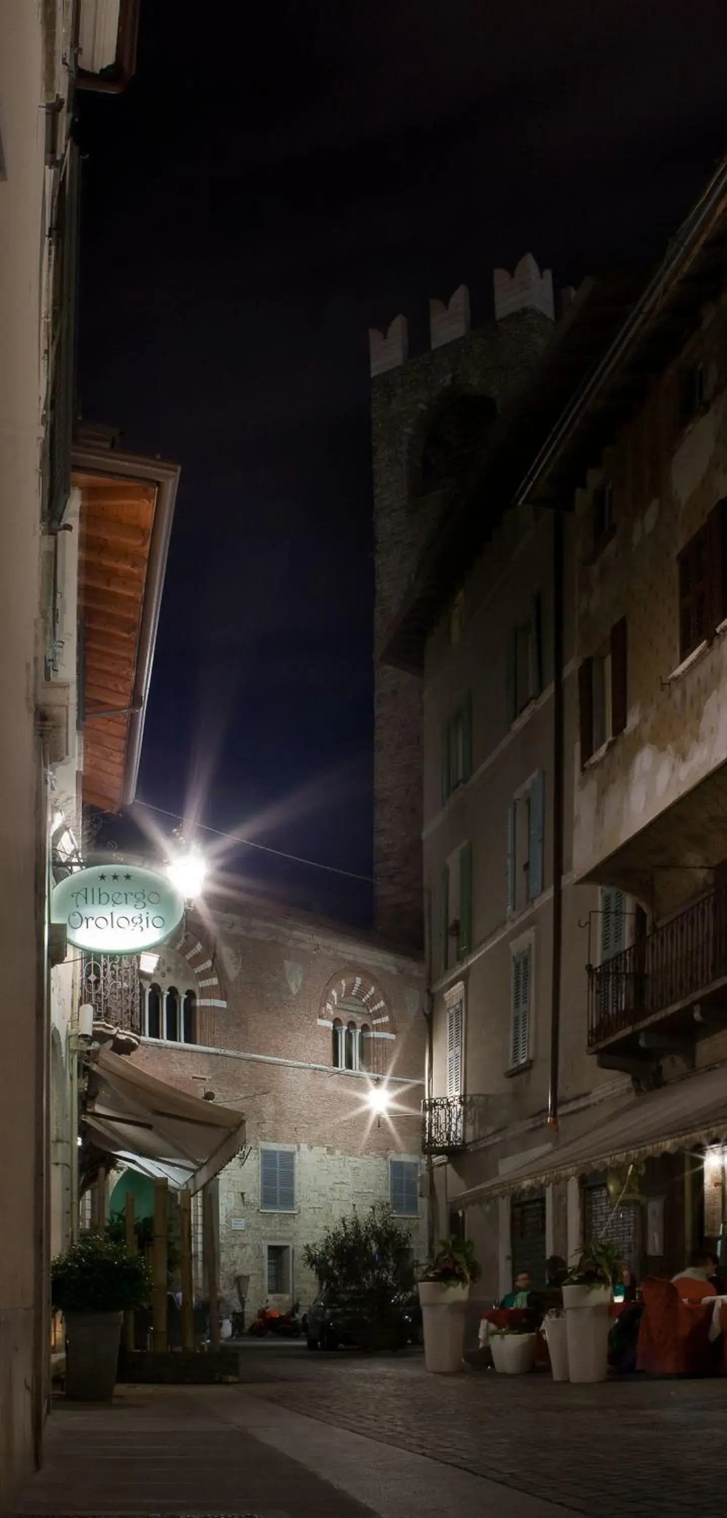 Facade/entrance, Property Building in Albergo Orologio