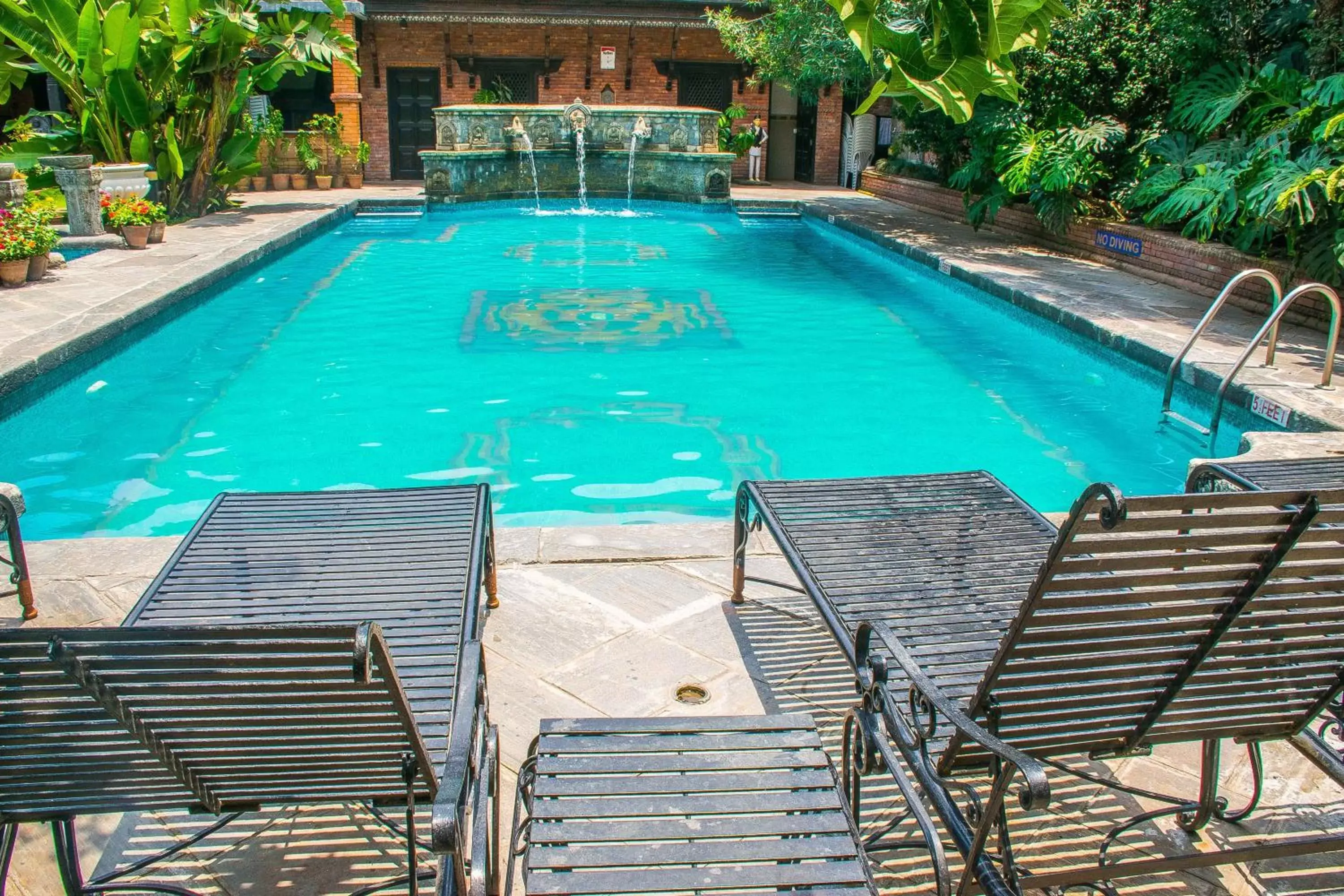 Swimming Pool in Hotel Manaslu