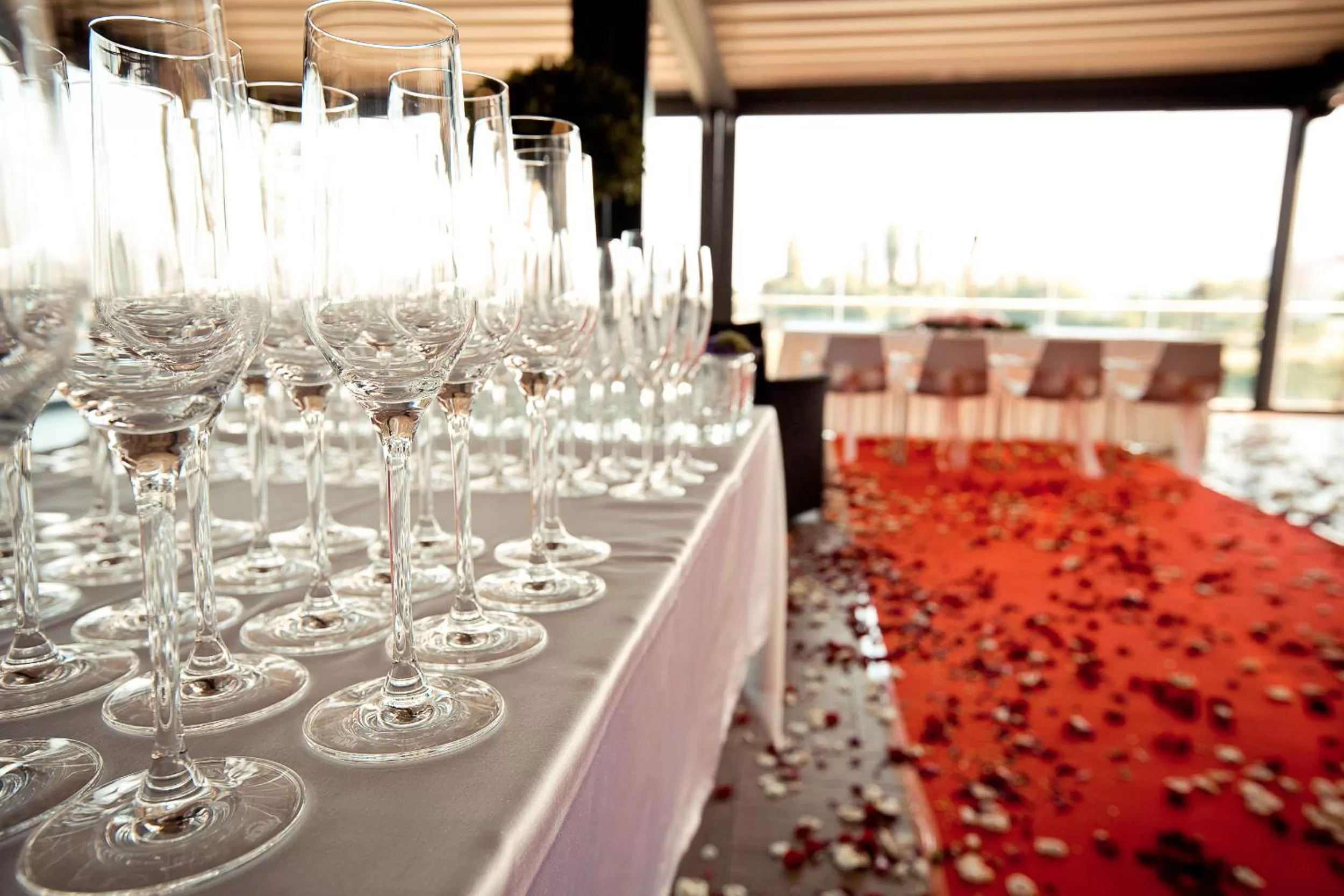 Patio in Hotel City Maribor