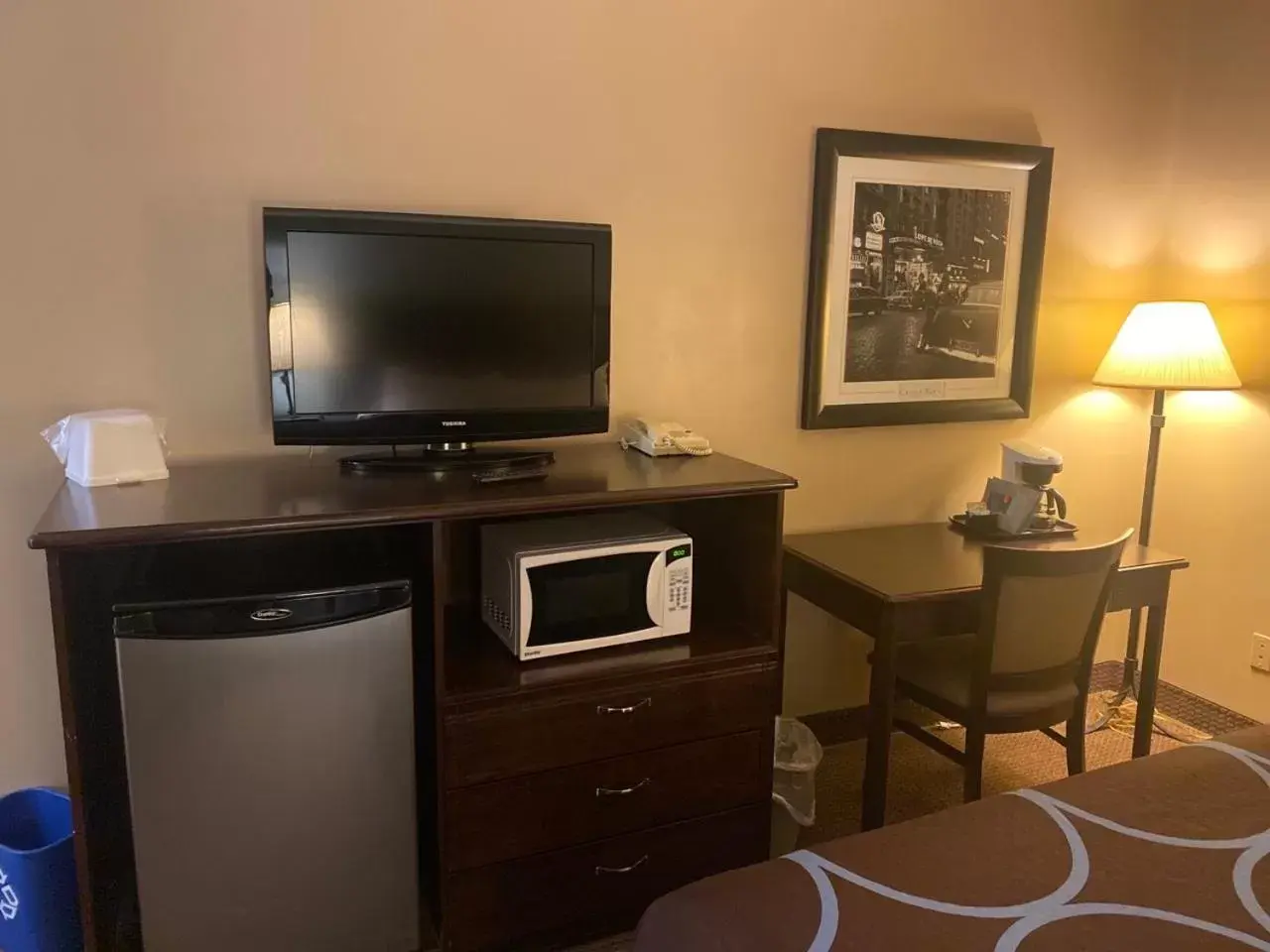 TV and multimedia, TV/Entertainment Center in Super 8 by Wyndham Edmonton South