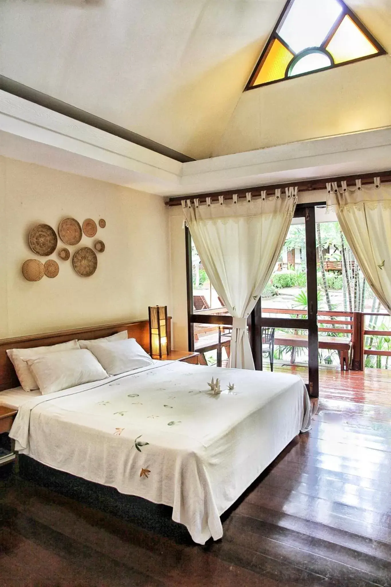 Bed in Baan Duangkaew Resort