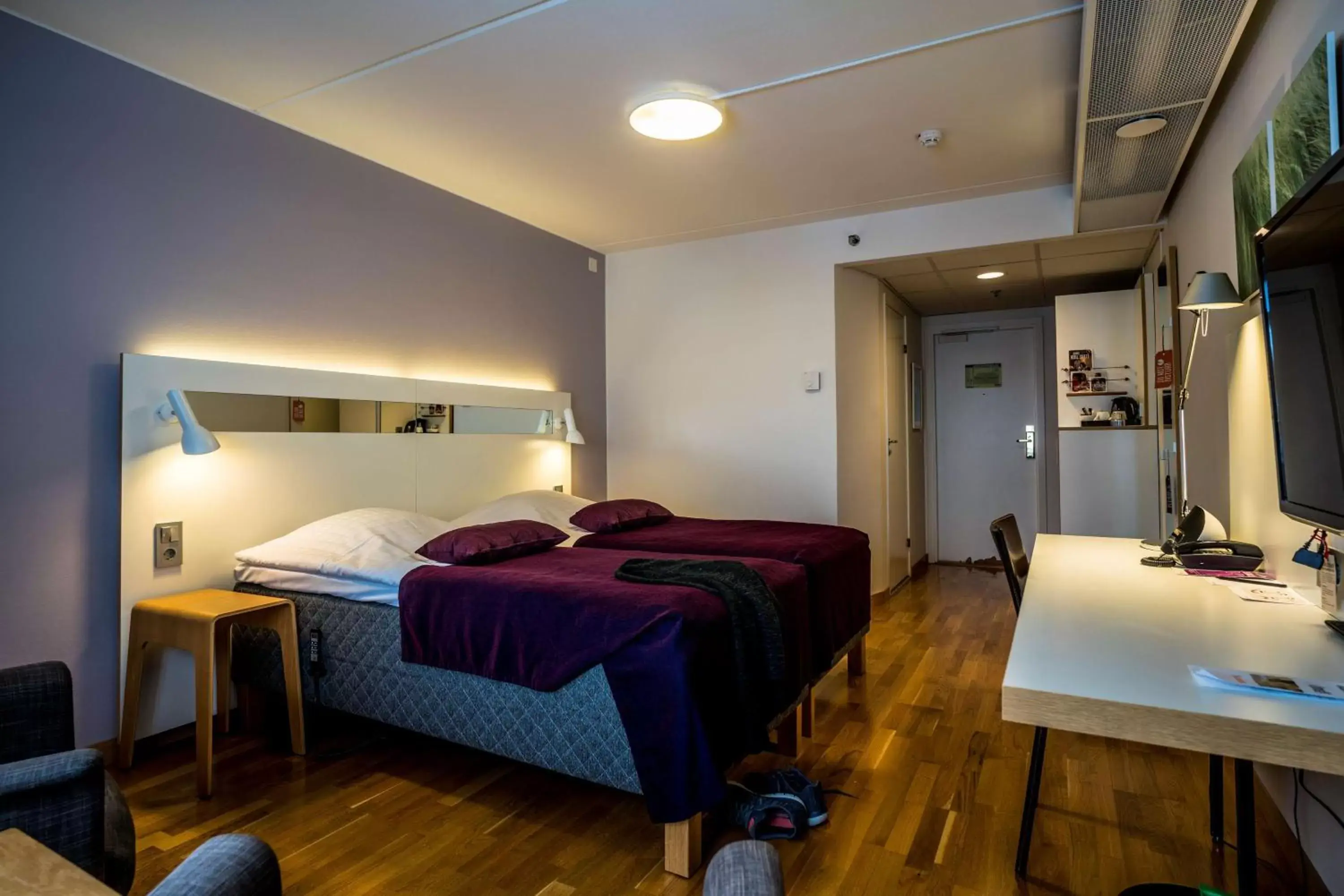 Photo of the whole room, Bed in Scandic Plaza Umeå