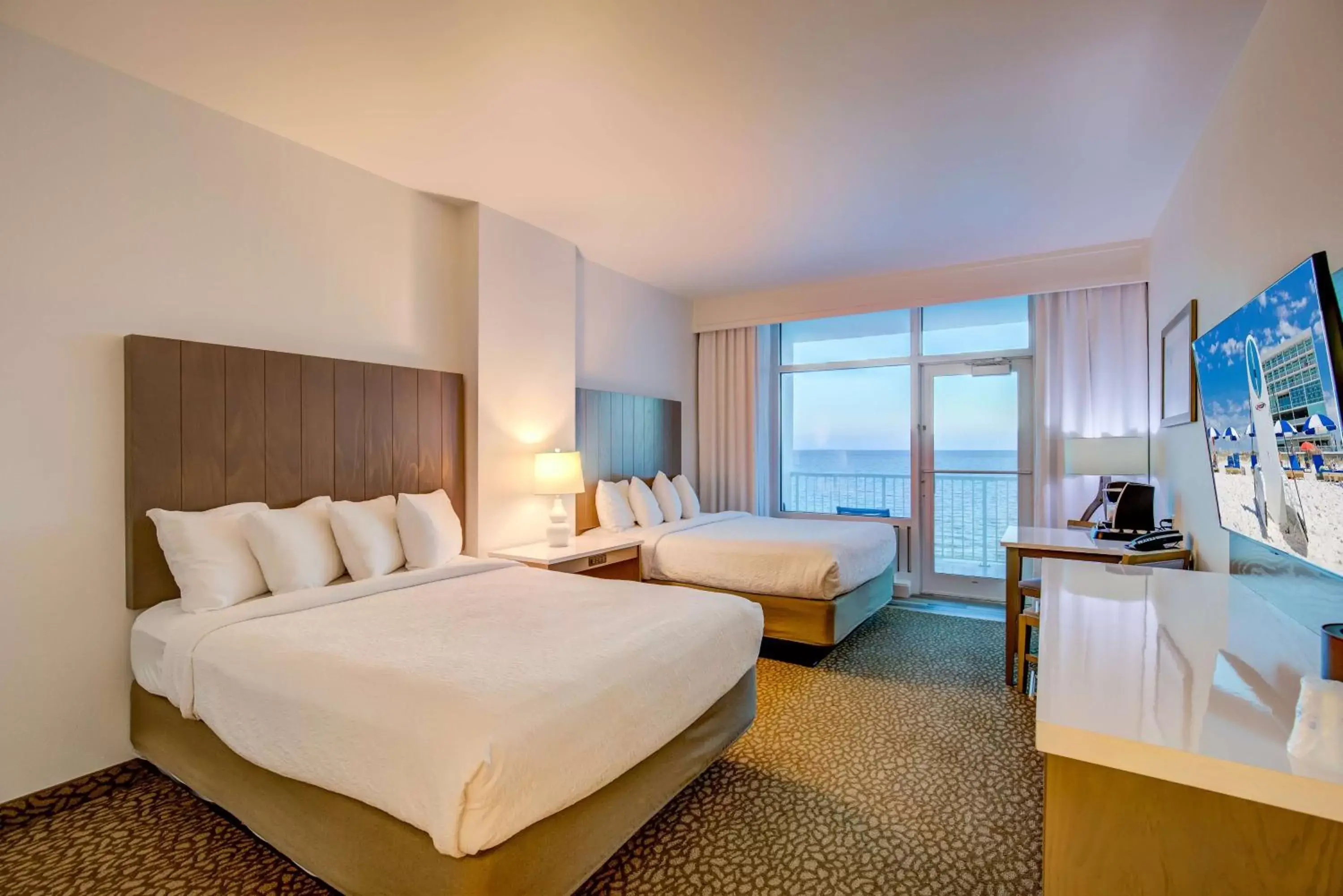 Queen Room with Two Queen Beds and Balcony - Beach Front/Non-Smoking in Best Western Premier - The Tides