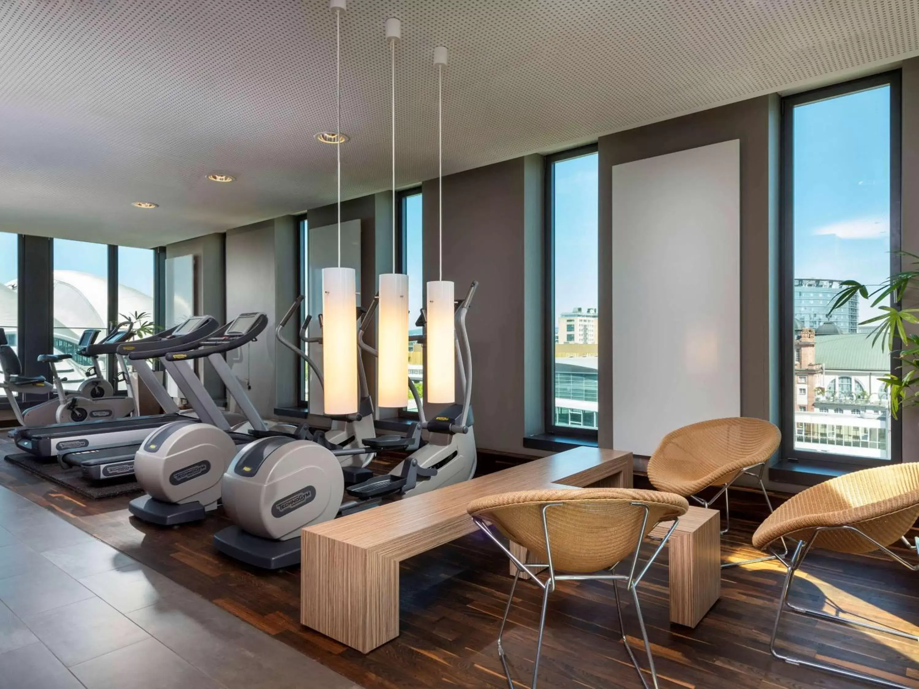 Fitness centre/facilities in Mövenpick Hotel Frankfurt City Messe