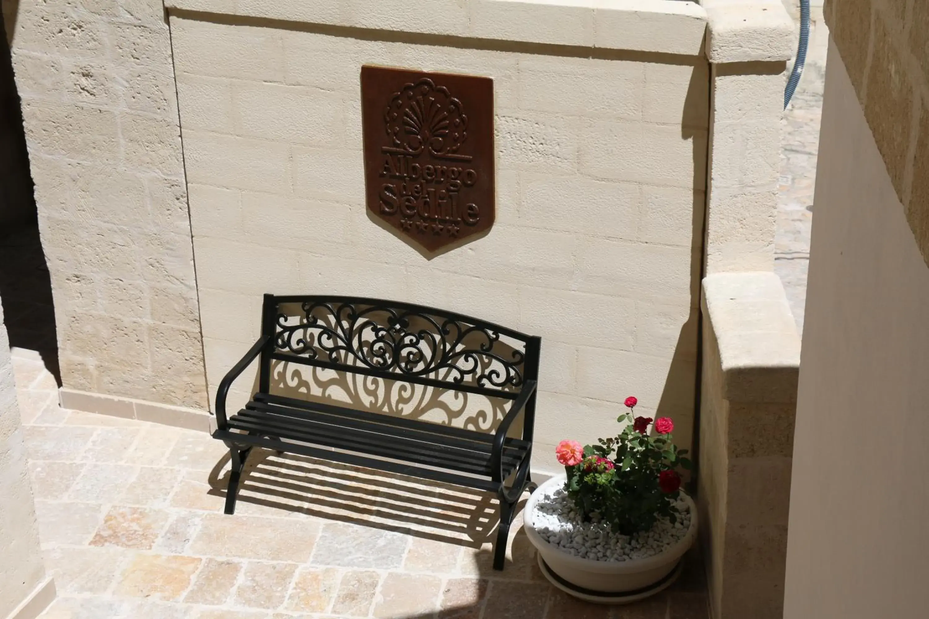 Patio in Albergo Del Sedile