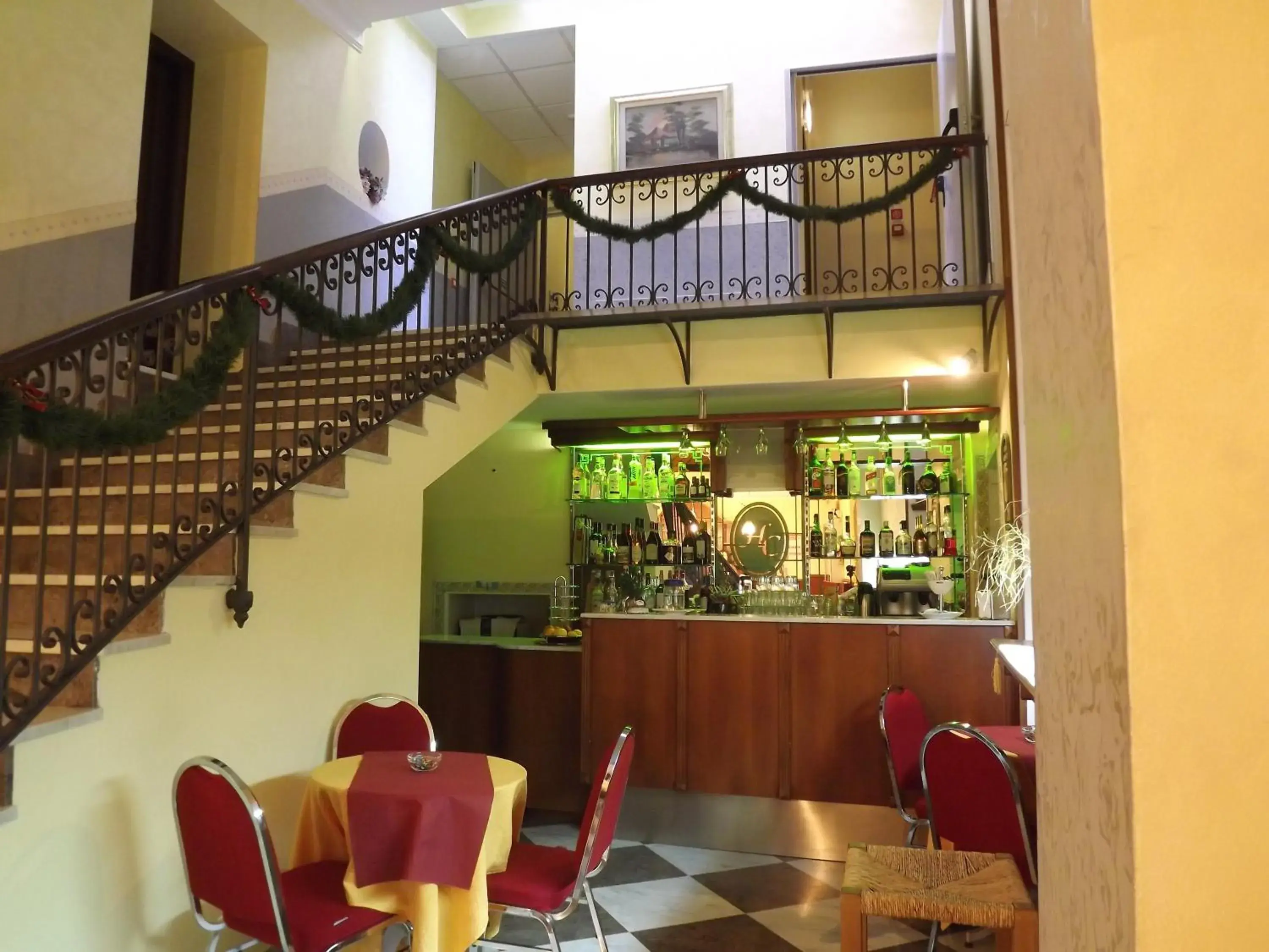 Lobby or reception in Hotel Columbia Lobby or reception in Hotel Columbia