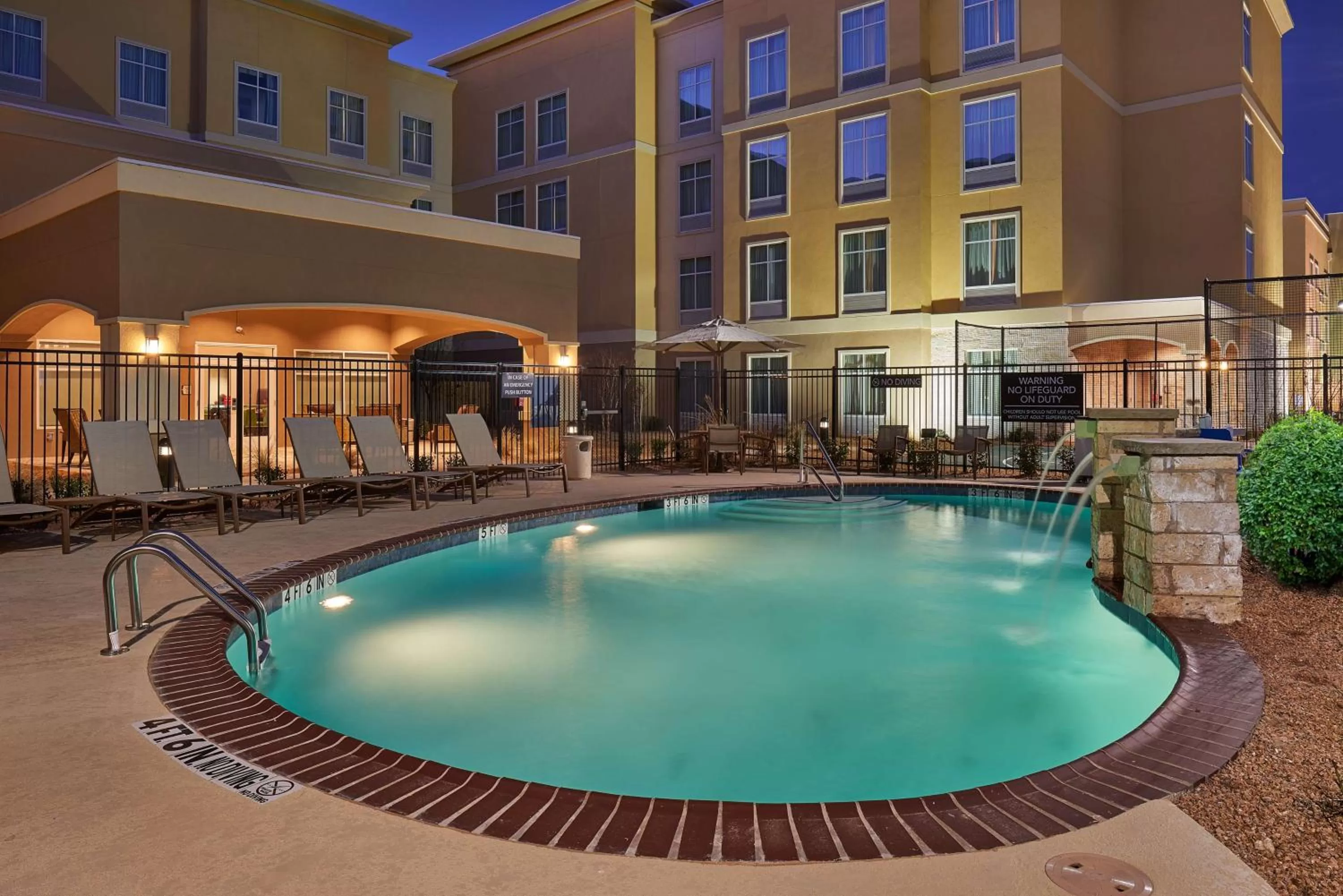 Pool view in Homewood Suites Odessa