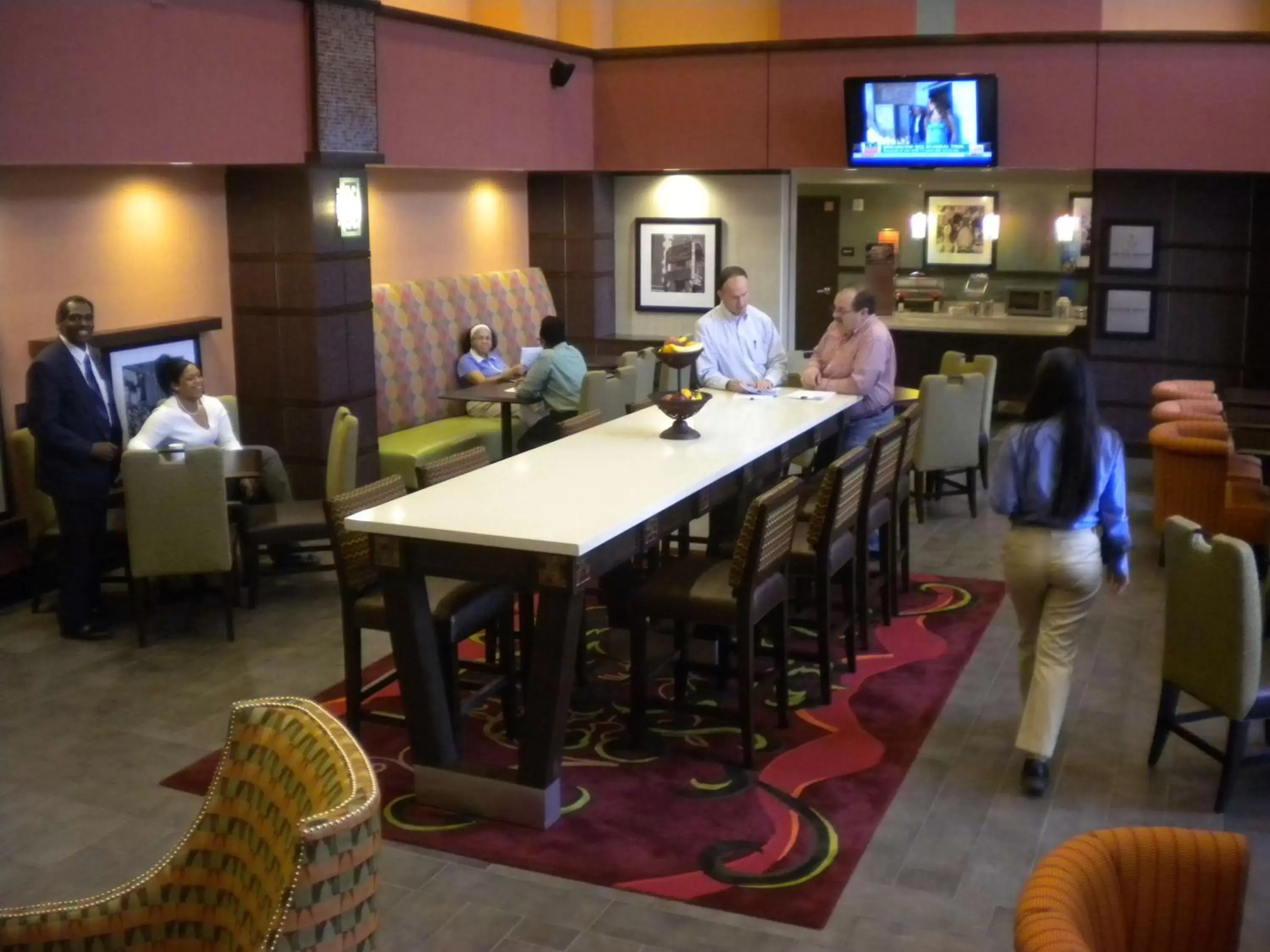 Lobby or reception in Hampton Inn & Suites Cincinnati / Uptown - University Area