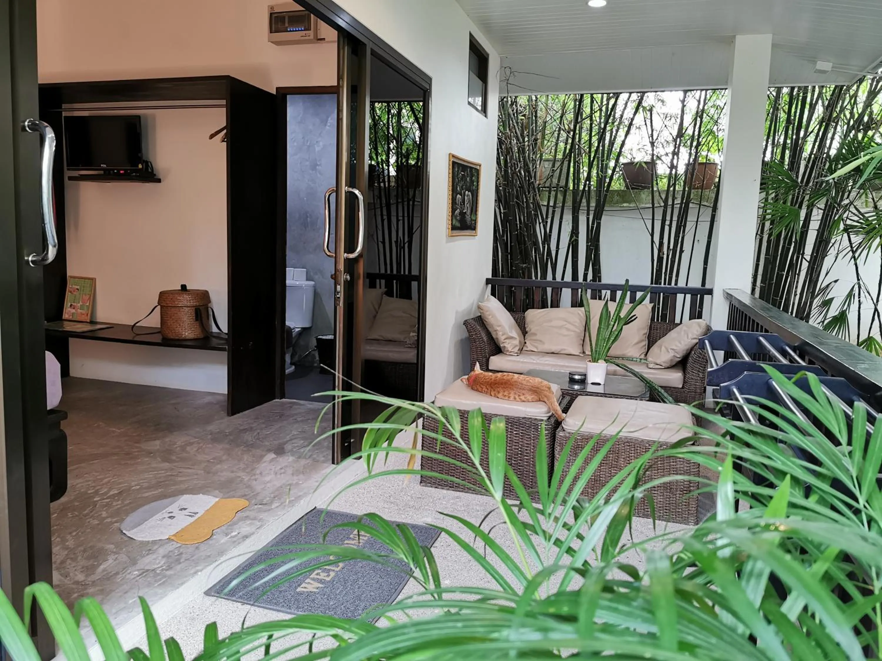 Patio in Baan Sukreep Resort