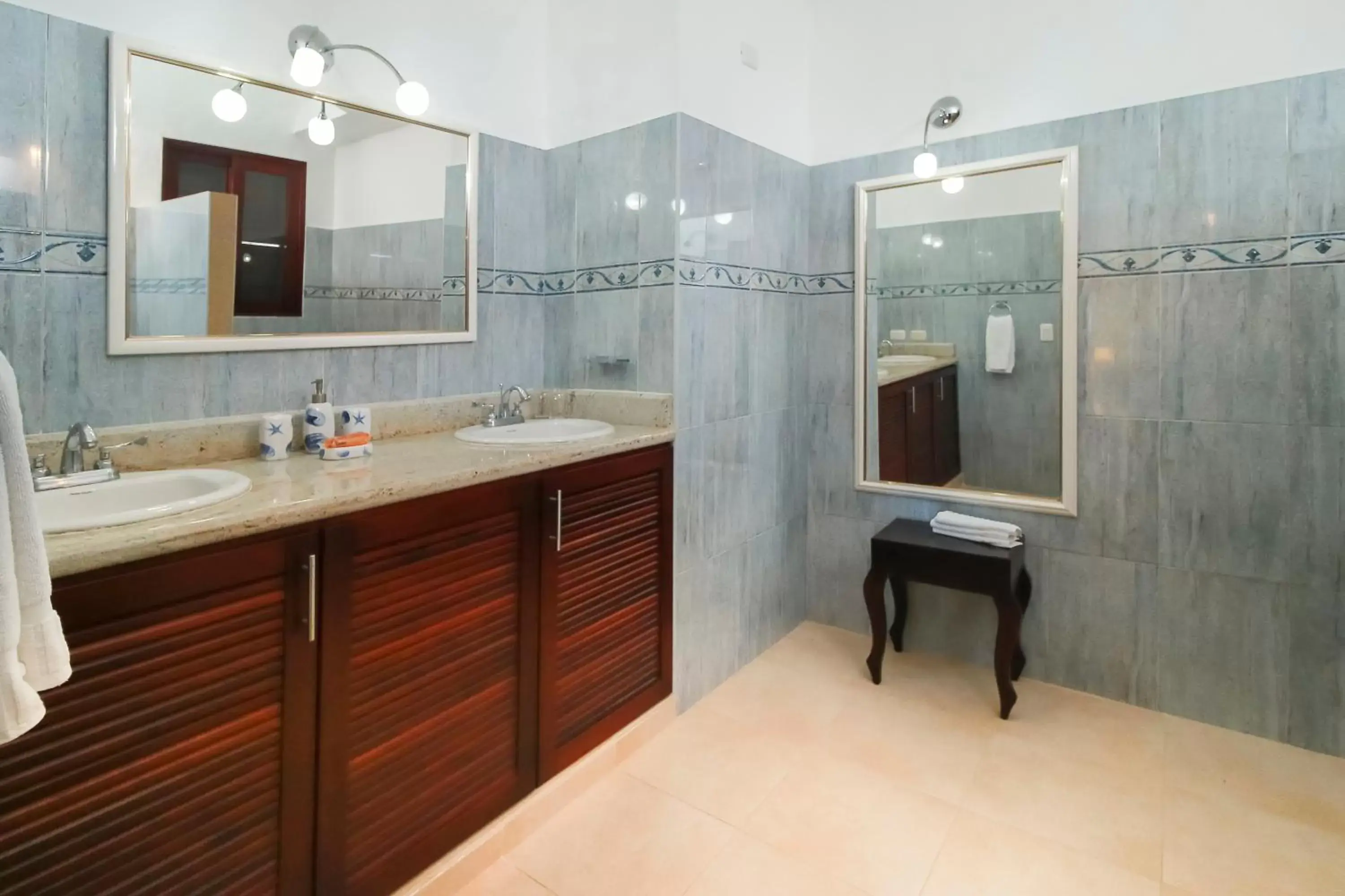 Bathroom in Cabarete Palm Beach Condos