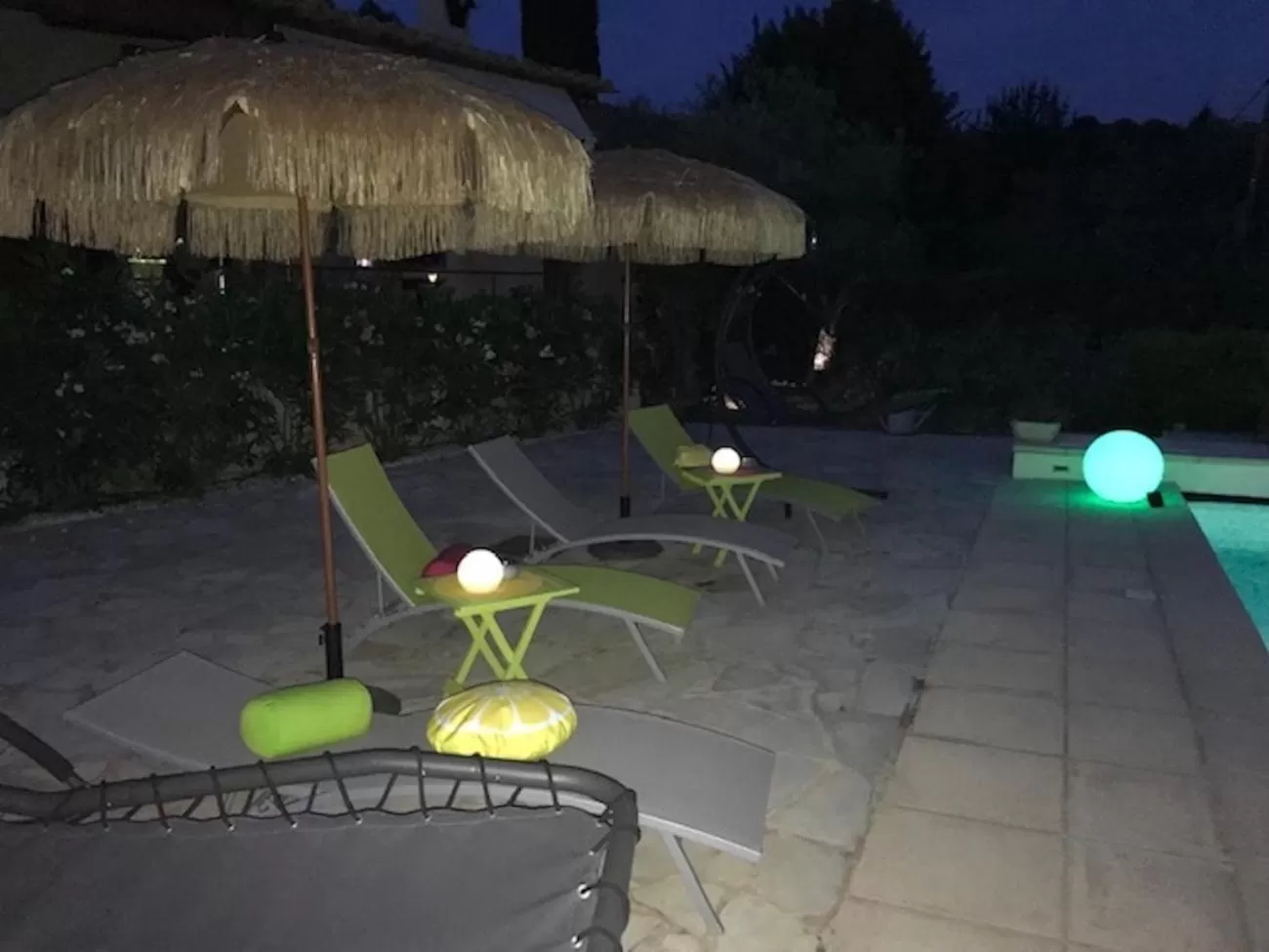 Patio in villa santa rita