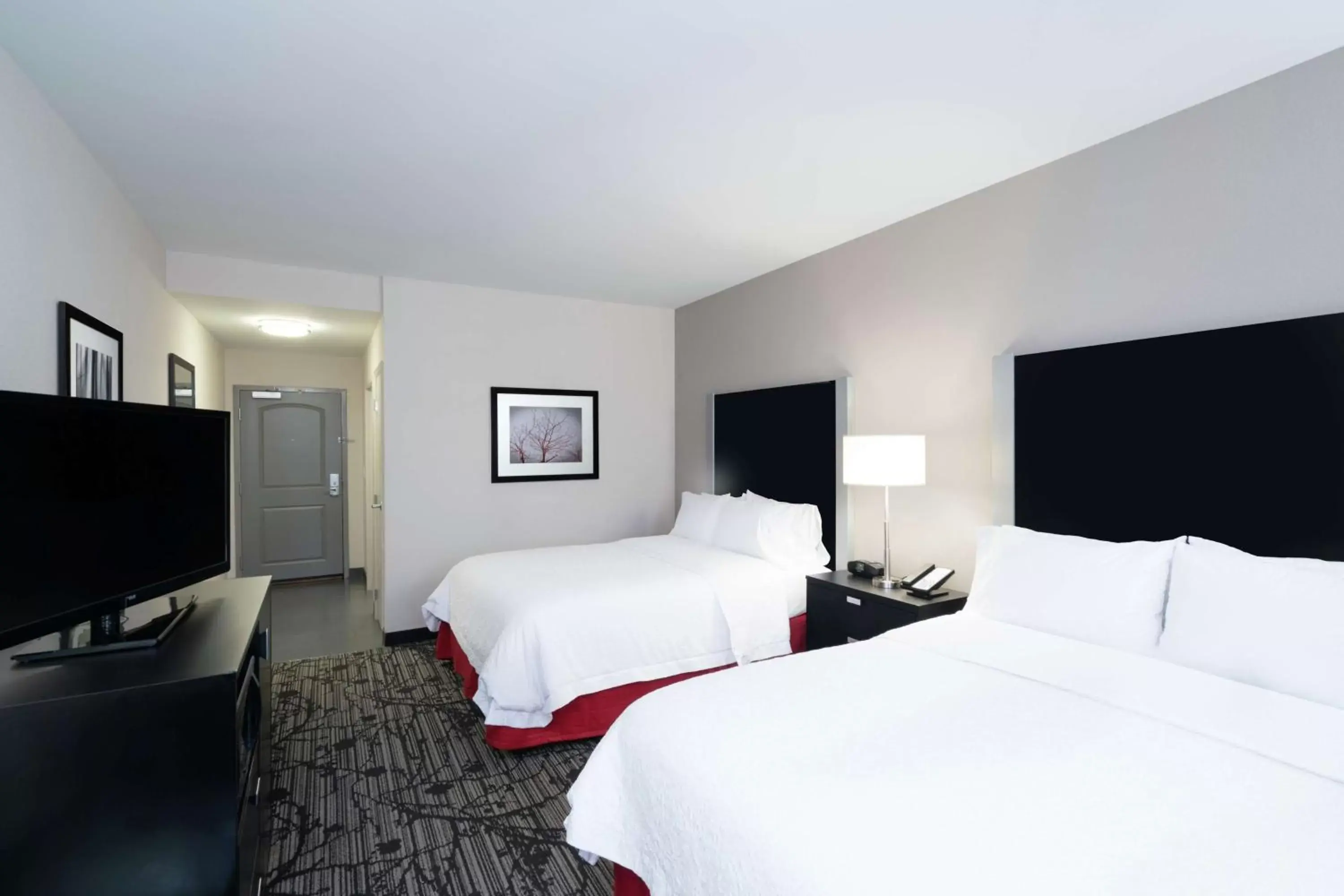 Bedroom, Bed in Hampton Inn and Suites Roanoke Airport/Valley View Mall