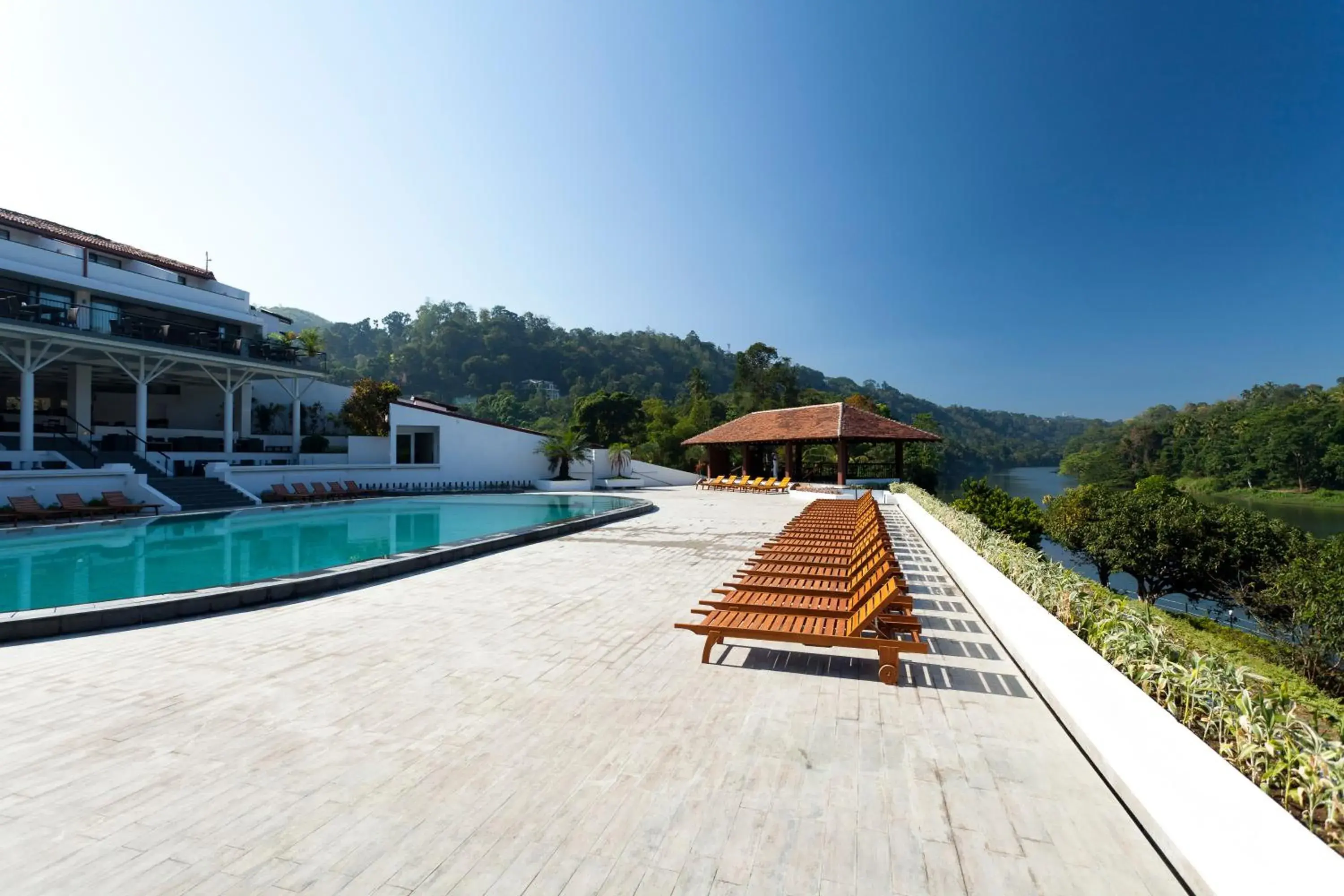 Balcony/Terrace, Swimming Pool in Cinnamon Citadel Kandy