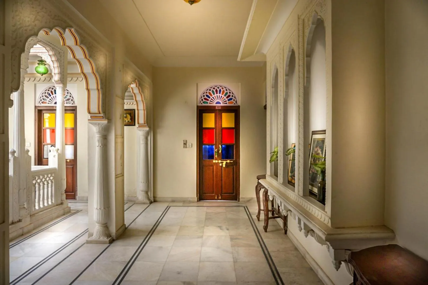 Balcony/Terrace in Krishna Palace - A Heritage Boutique Hotel