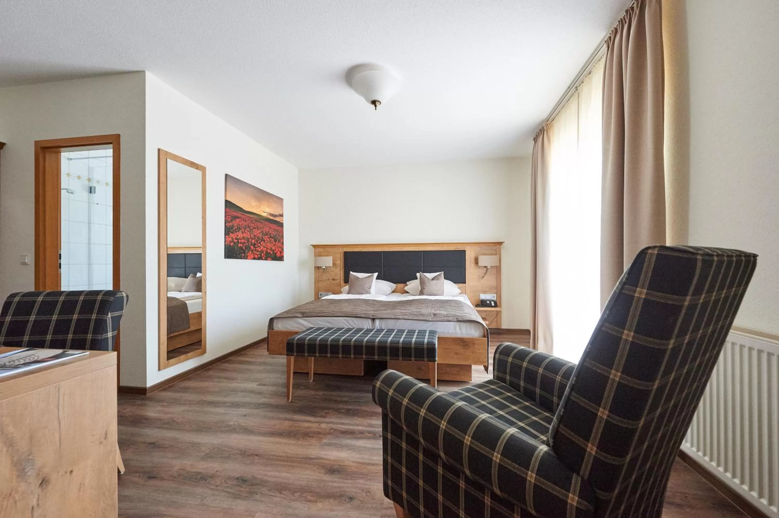 Photo of the whole room, Bed in Fetzers Landhotel