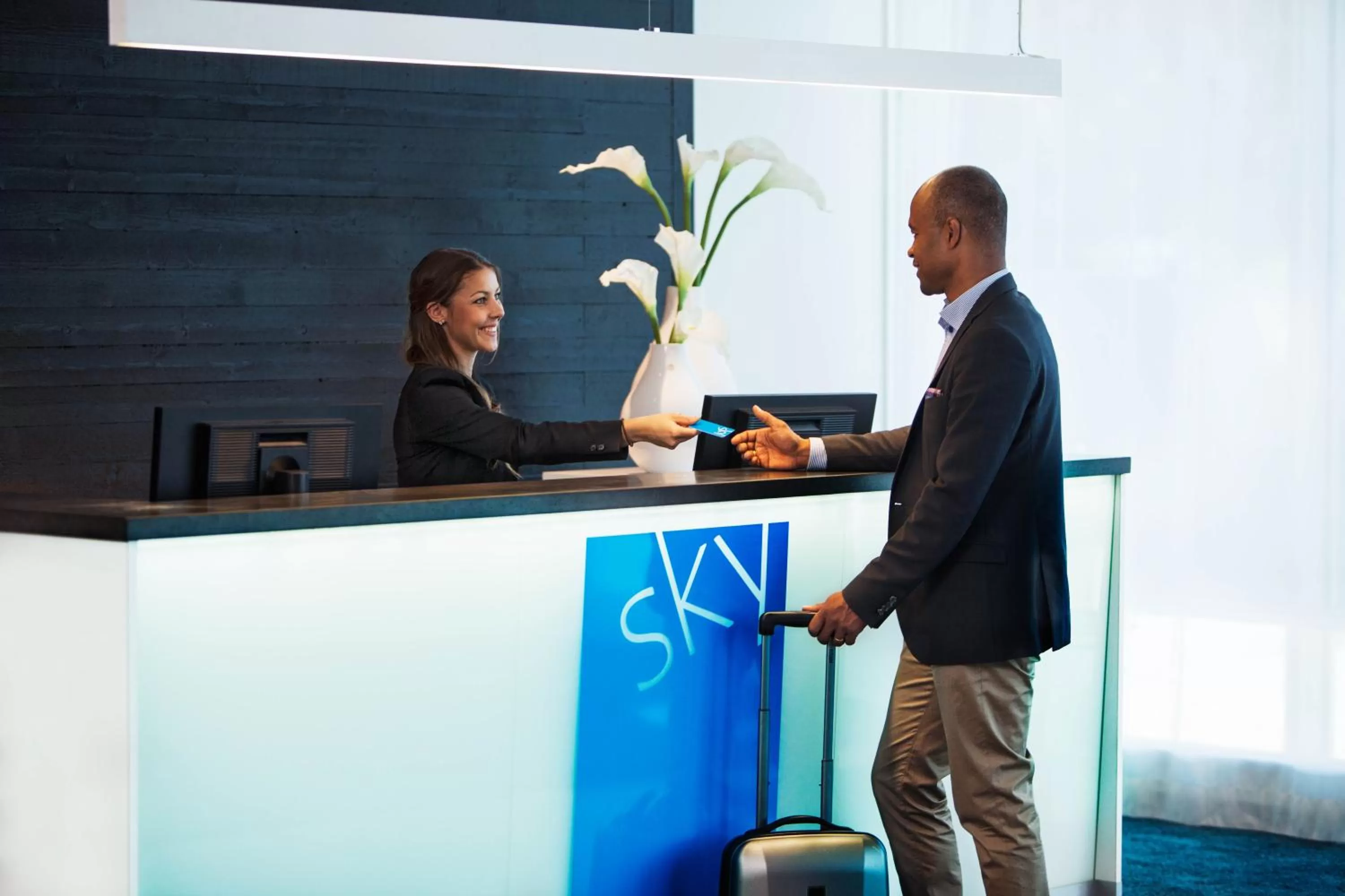 Staff in Sky Hotel Apartments Tornet
