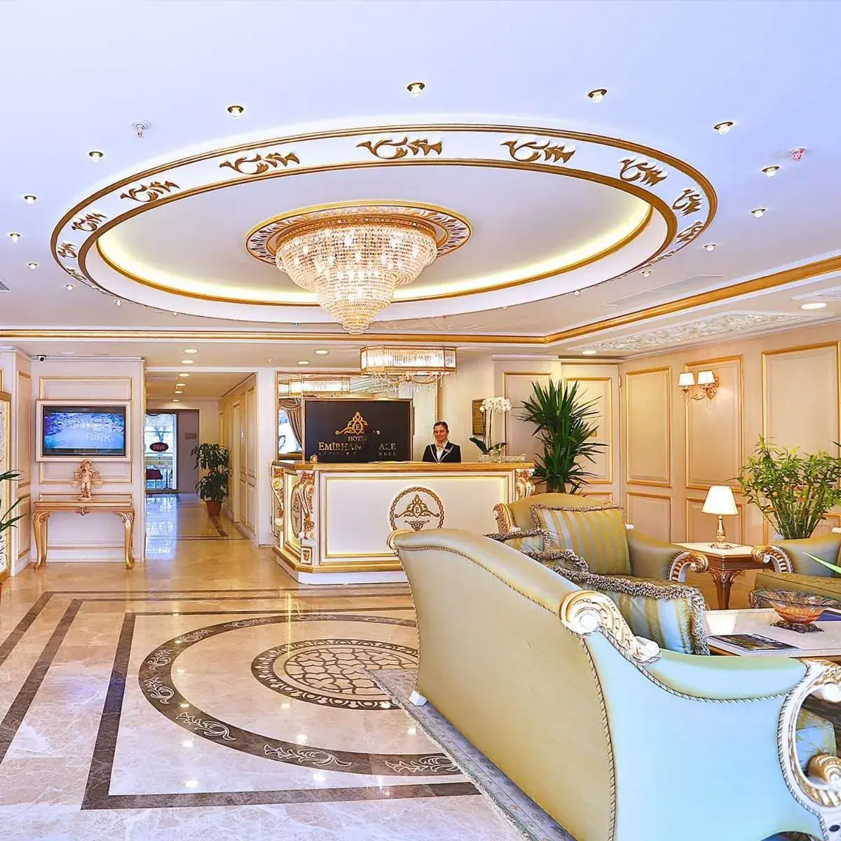 Lobby or reception, Lobby/Reception in Hotel Emirhan Palace