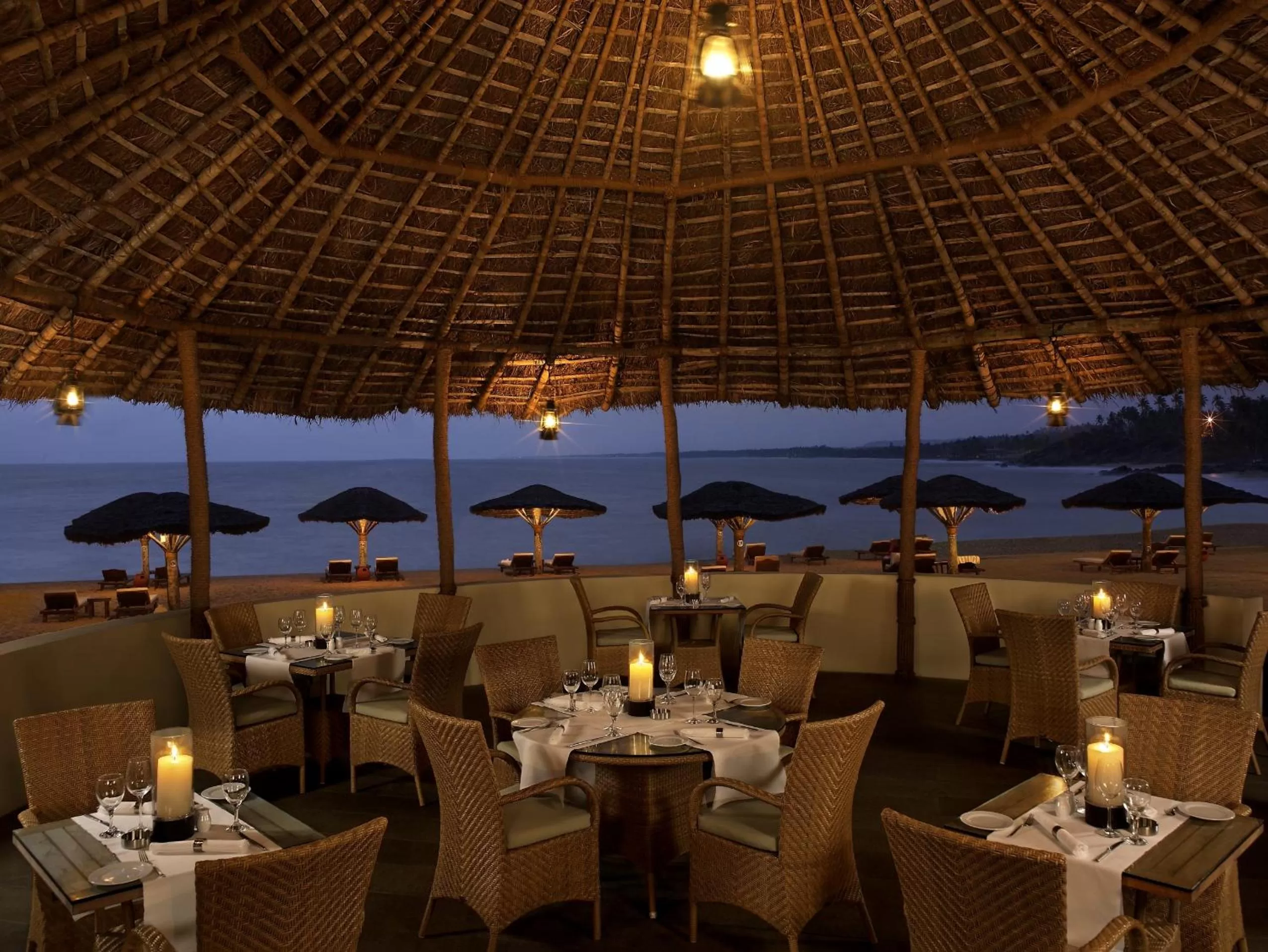 Restaurant/places to eat in The Leela Kovalam, A Raviz Hotel